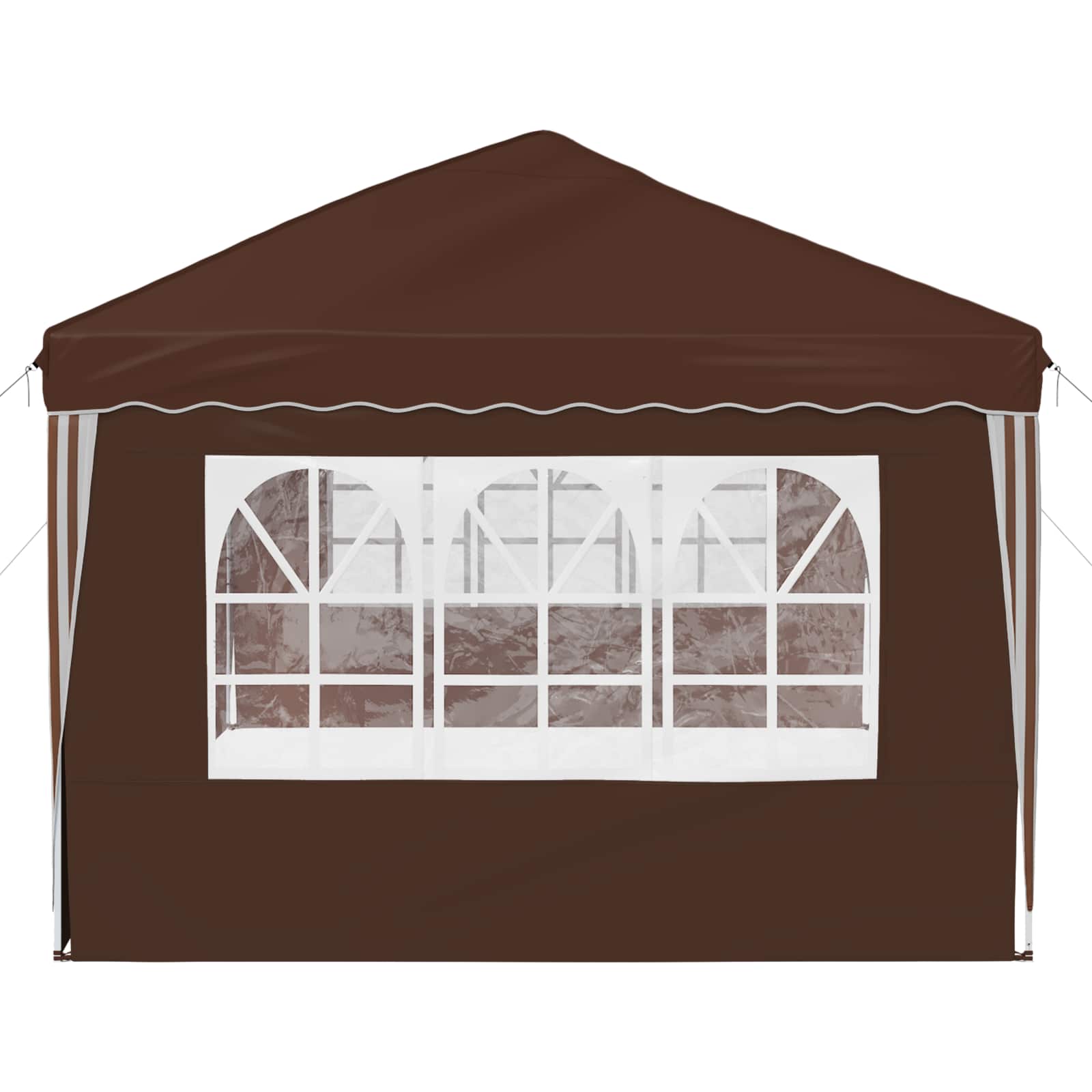 Tenda per feste a pop-up 575 x 289 x 245 cm Marrone