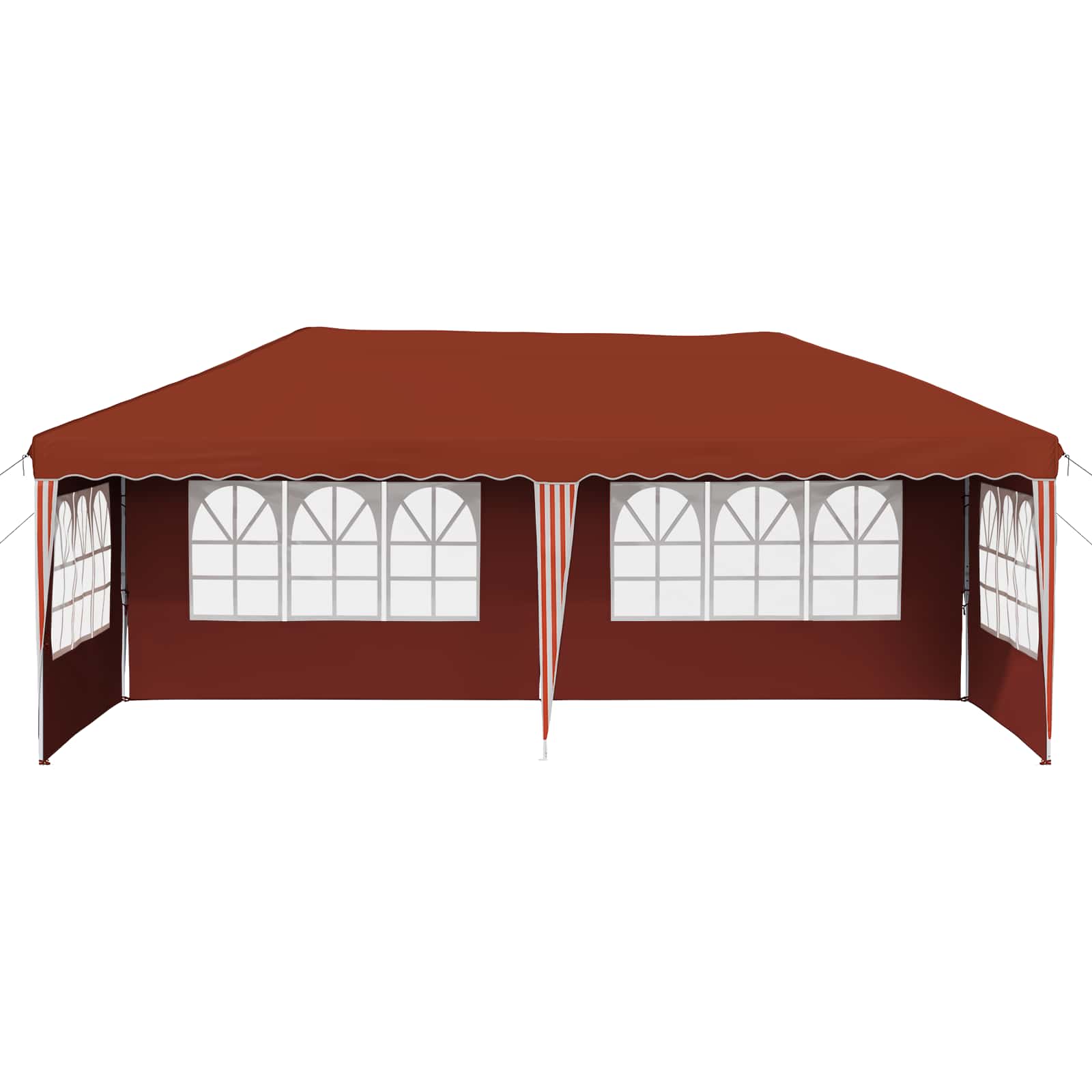 Tenda per feste a pop-up 575 x 289 x 245 cm Terracotta