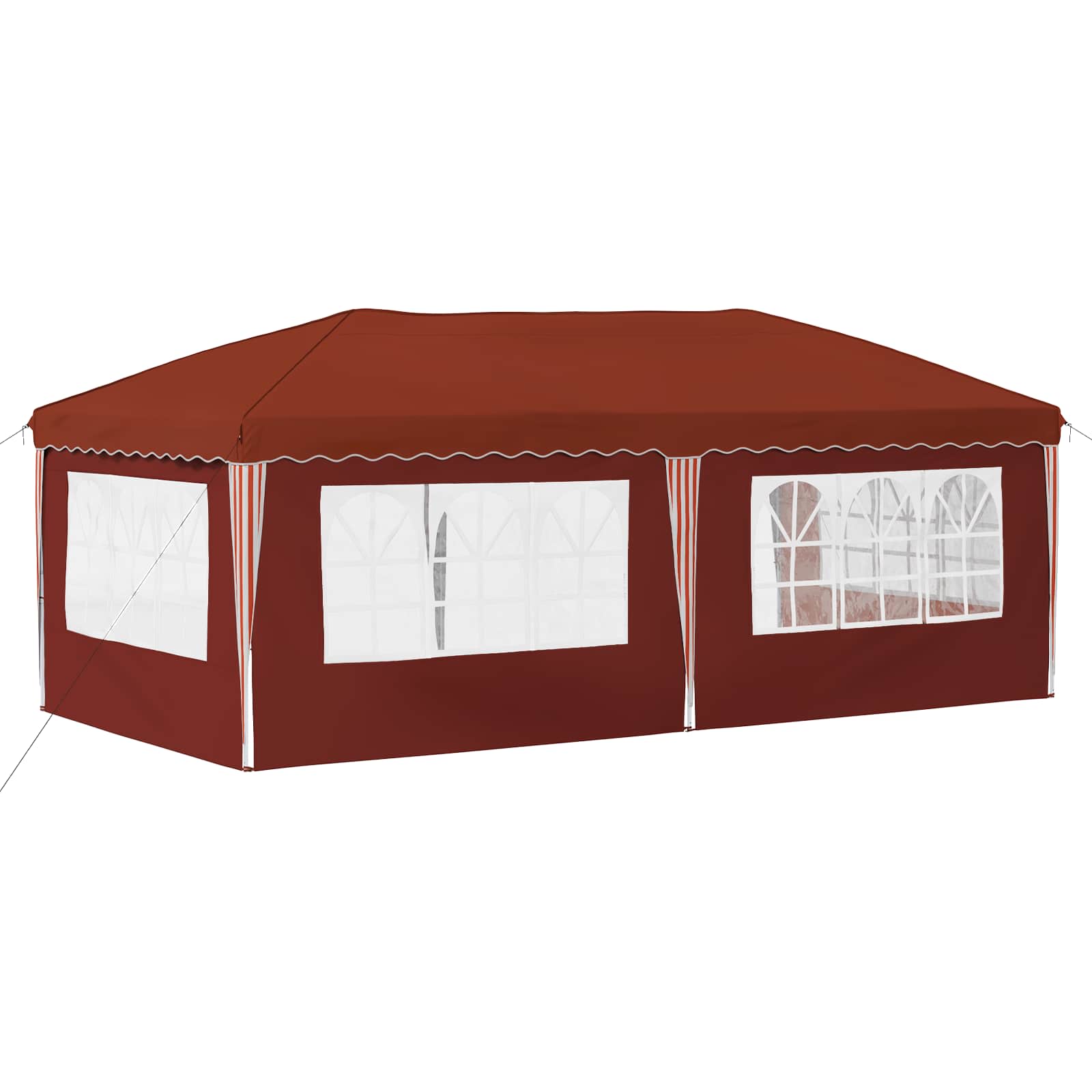 Tenda per feste a pop-up 575 x 289 x 245 cm Terracotta