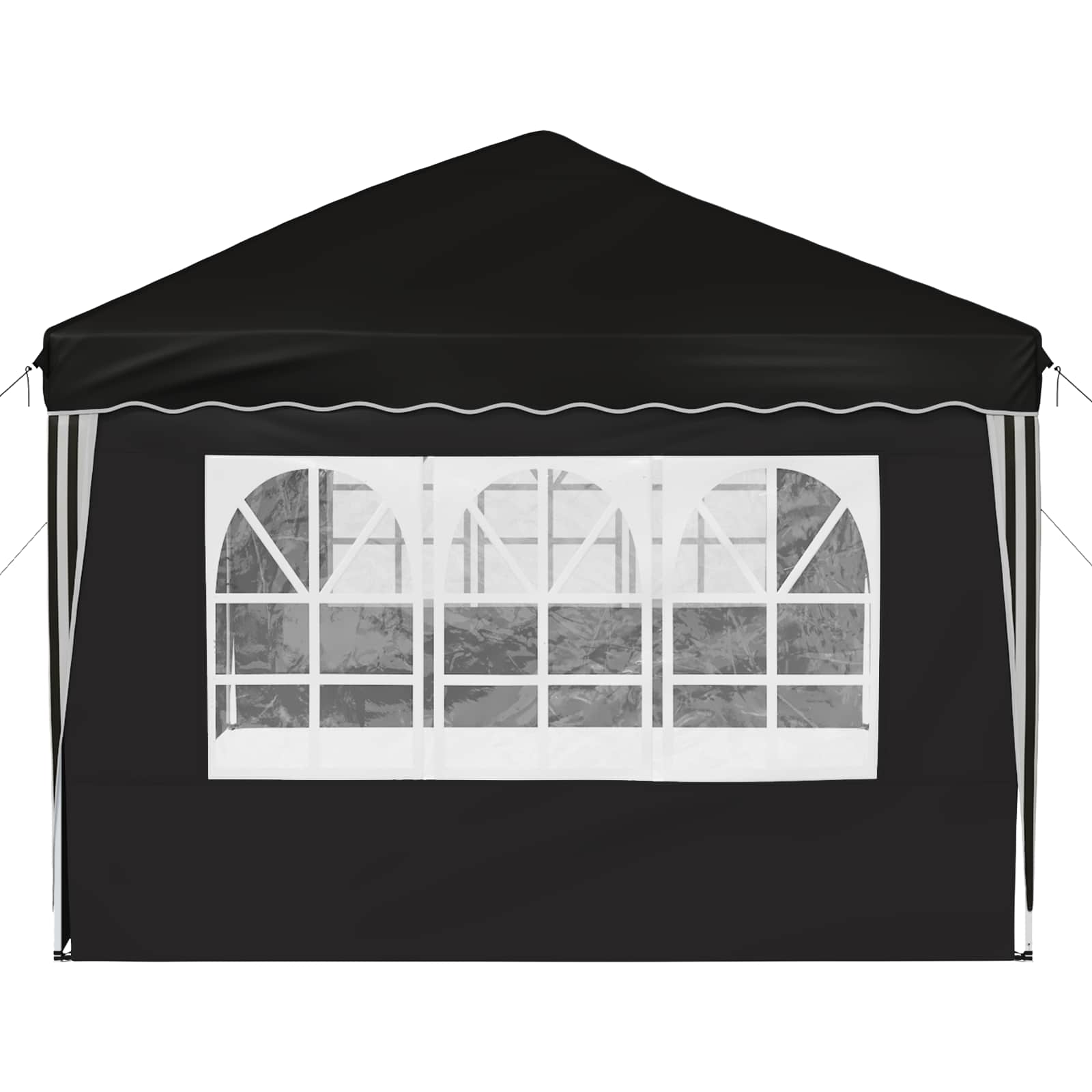 Tenda per feste a pop-up 575 x 289 x 245 cm Nero