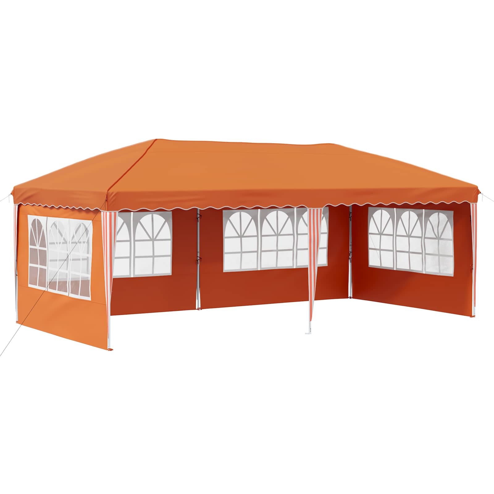 Tenda per feste a pop-up 575 x 289 x 245 cm Arancione