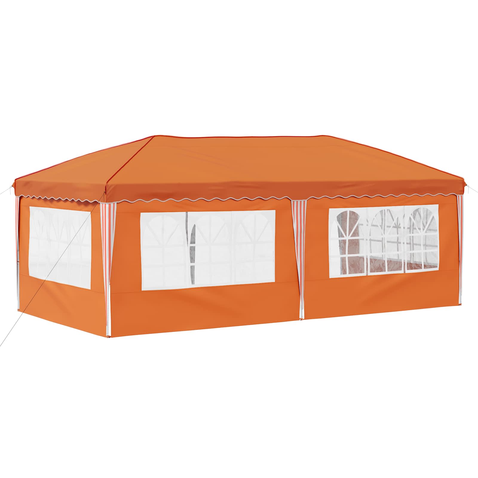 Tenda per feste a pop-up 575 x 289 x 245 cm Arancione