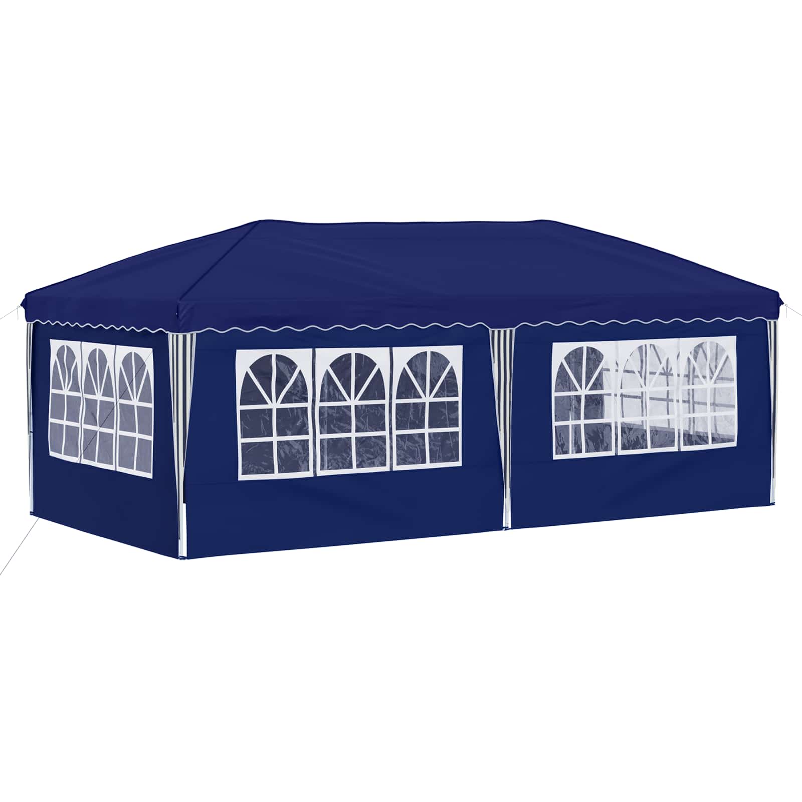 Tenda per feste a pop-up 575 x 288 x 245 cm Blu