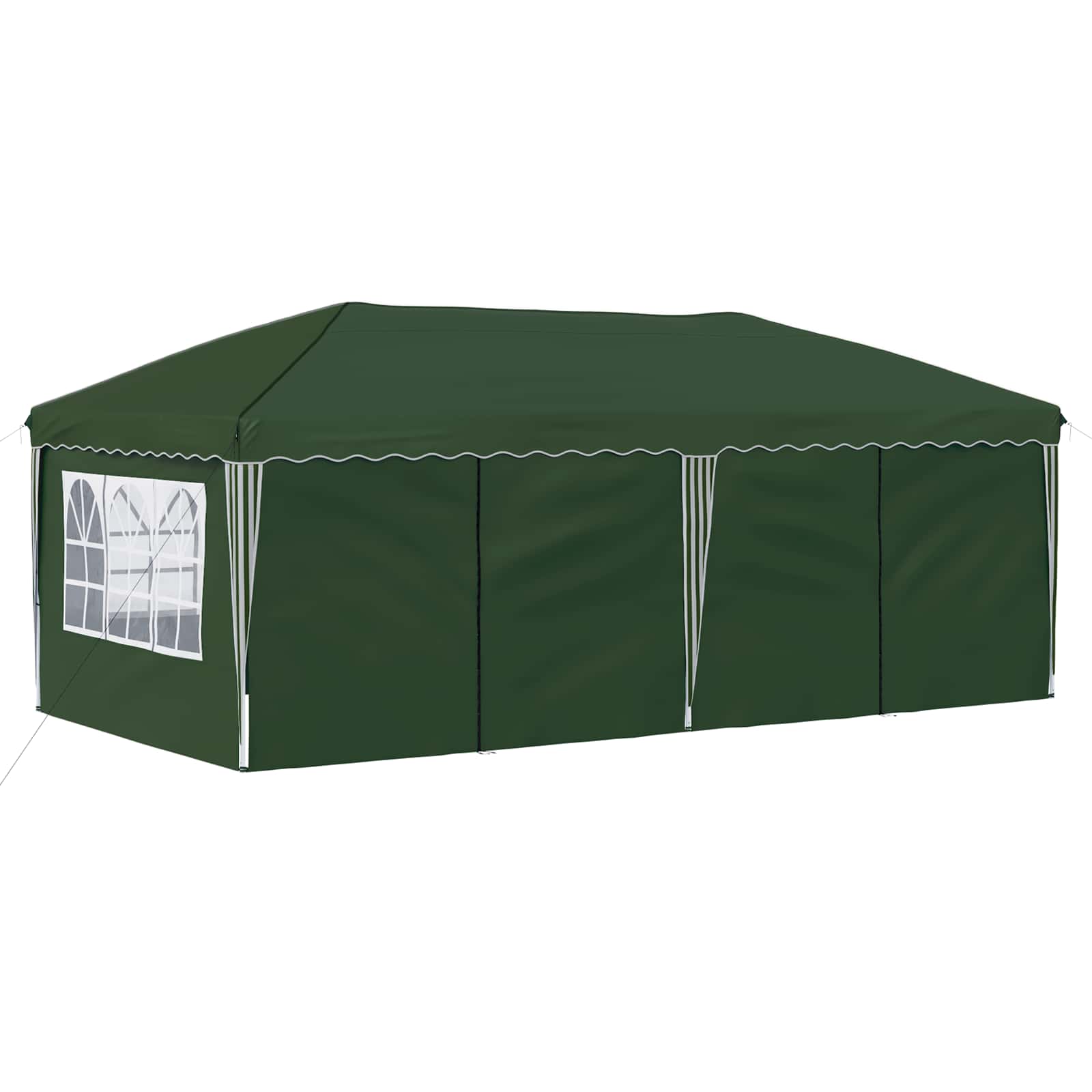 Tenda per feste a pop-up 575 x 288 x 245 cm Verde