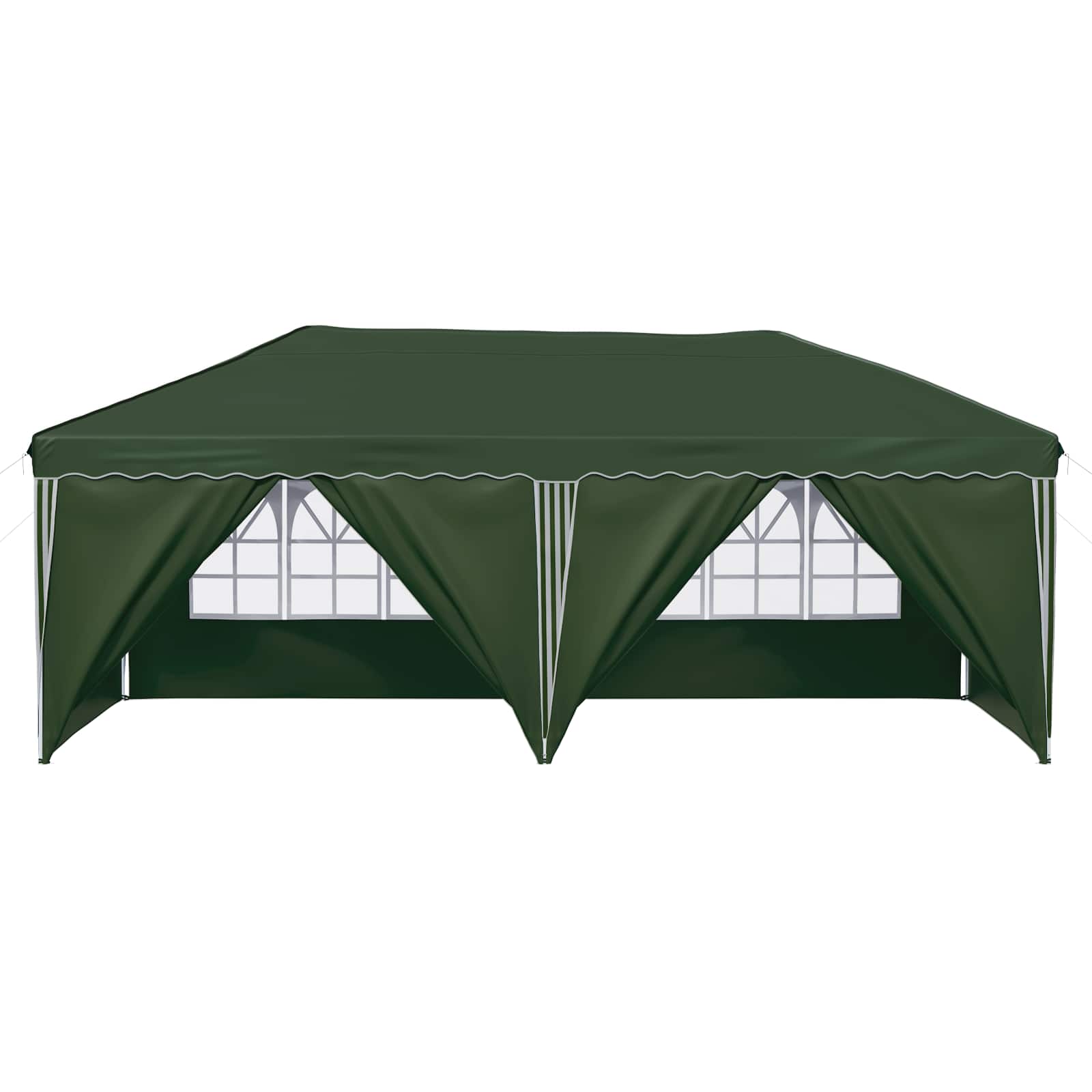 Tenda per feste a pop-up 575 x 288 x 245 cm Verde