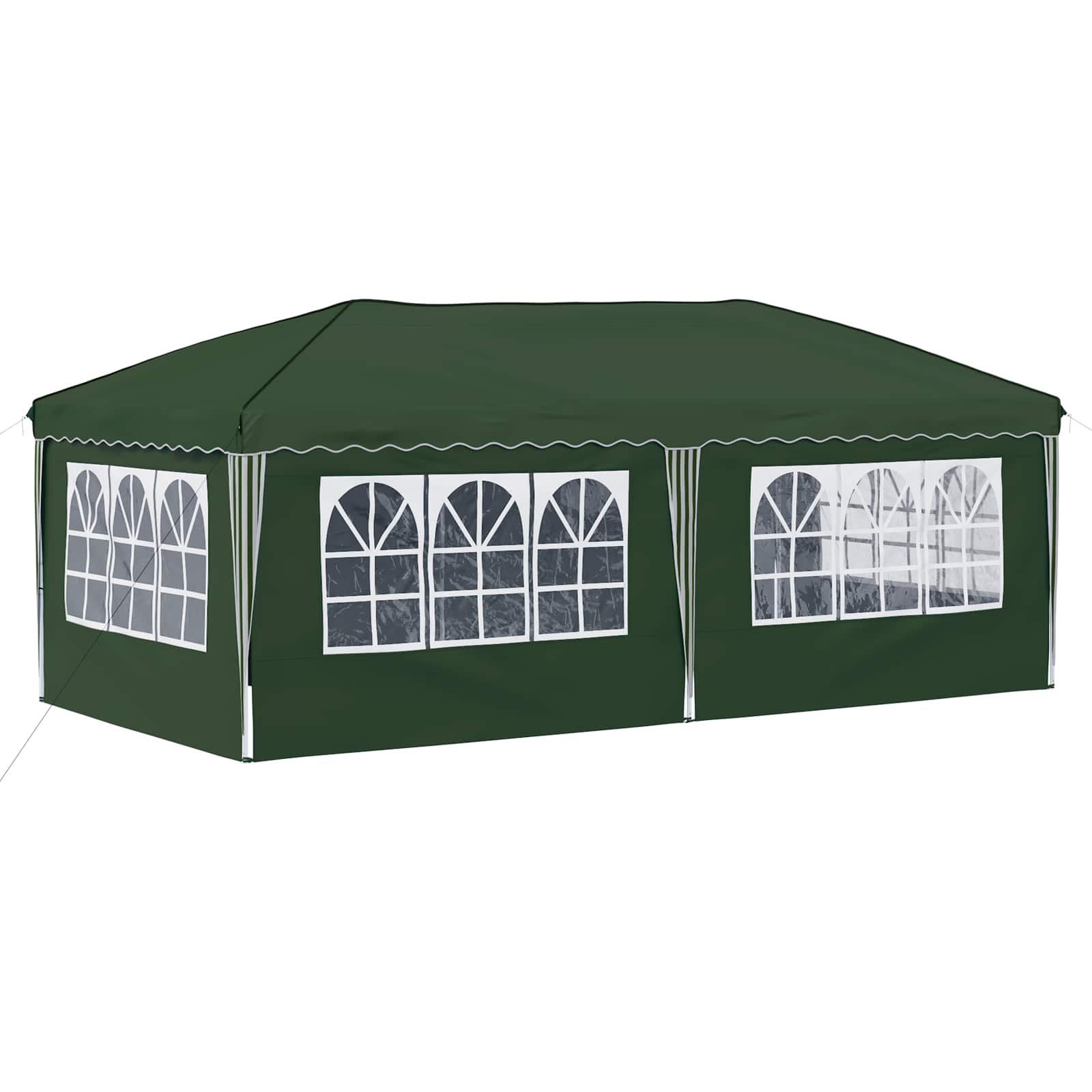Tenda per feste a pop-up 575 x 288 x 245 cm Verde