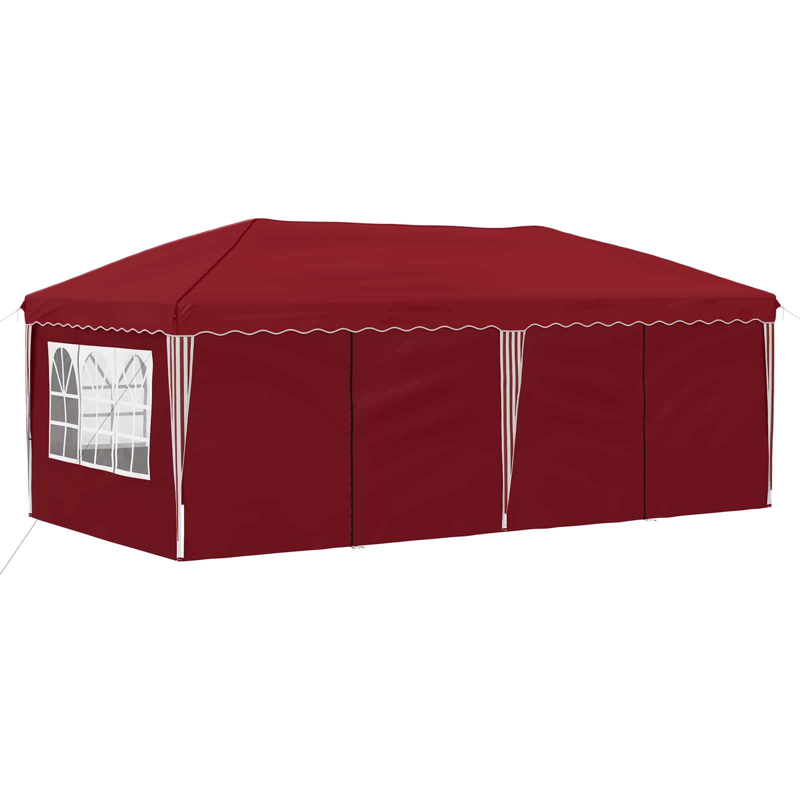 Tenda per feste a pop-up 575 x 288 x 245 cm Borgogna