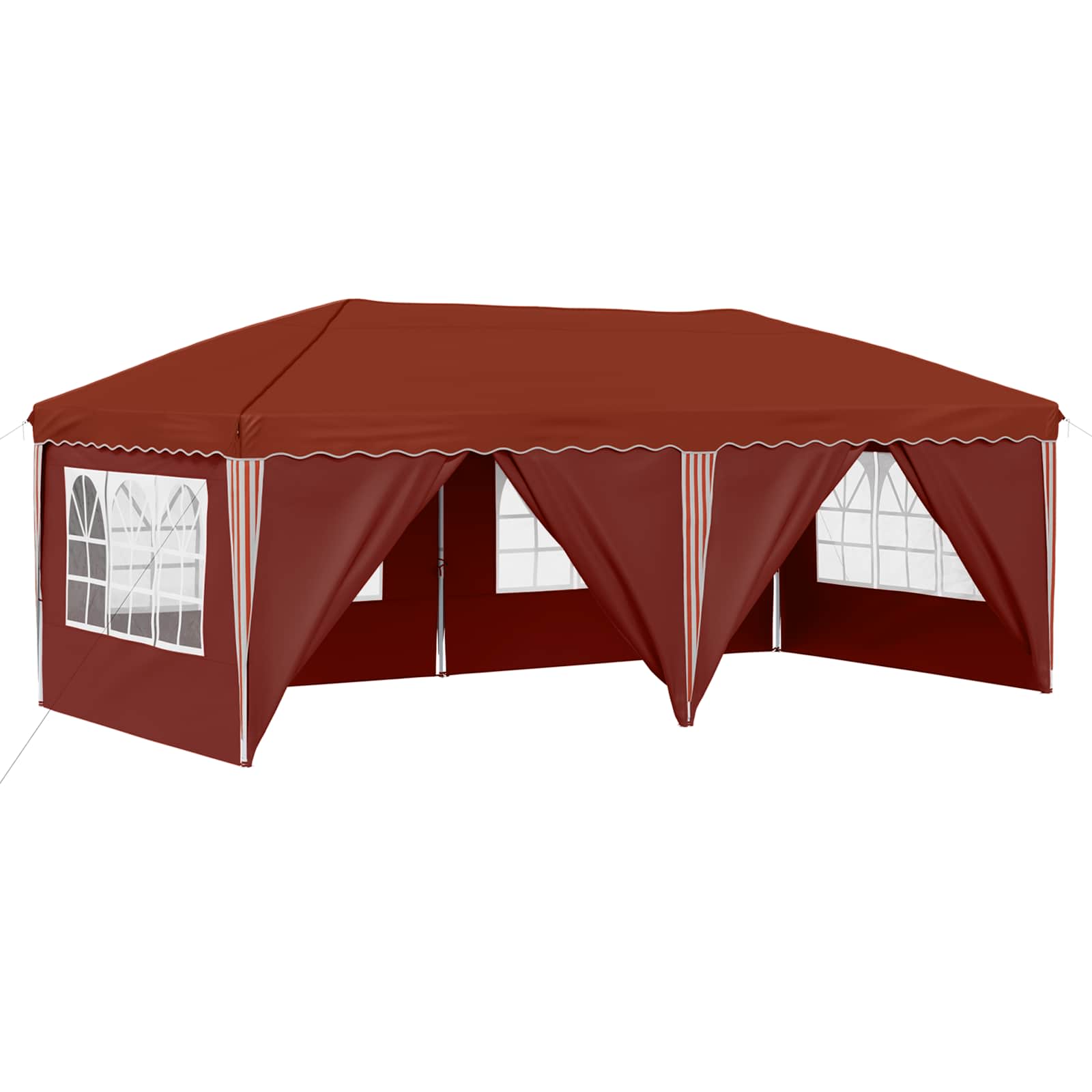 Tenda per feste a pop-up 575 x 288 x 245 cm Terracotta