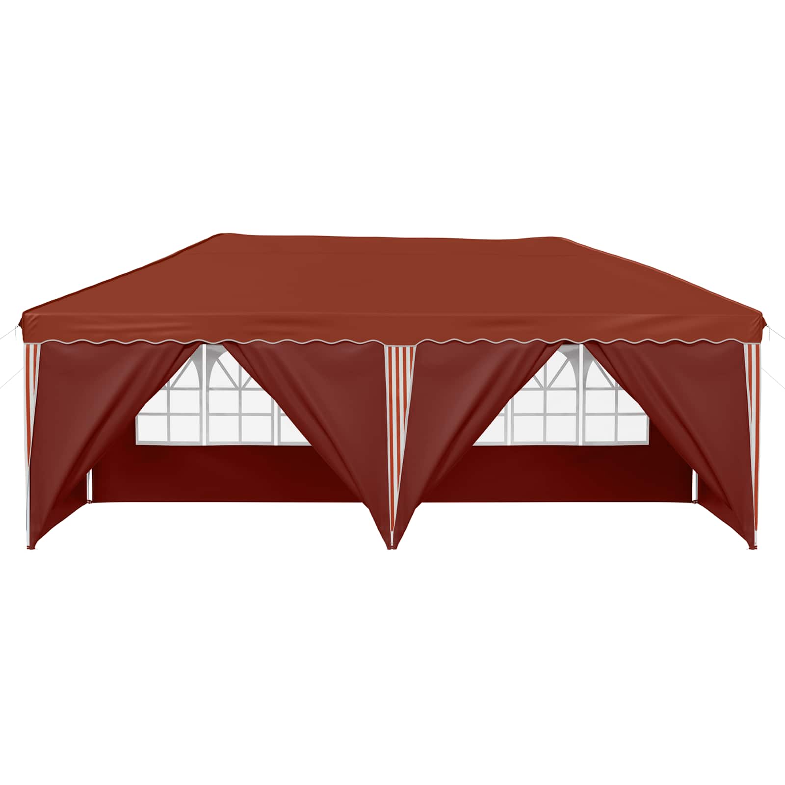 Tenda per feste a pop-up 575 x 288 x 245 cm Terracotta