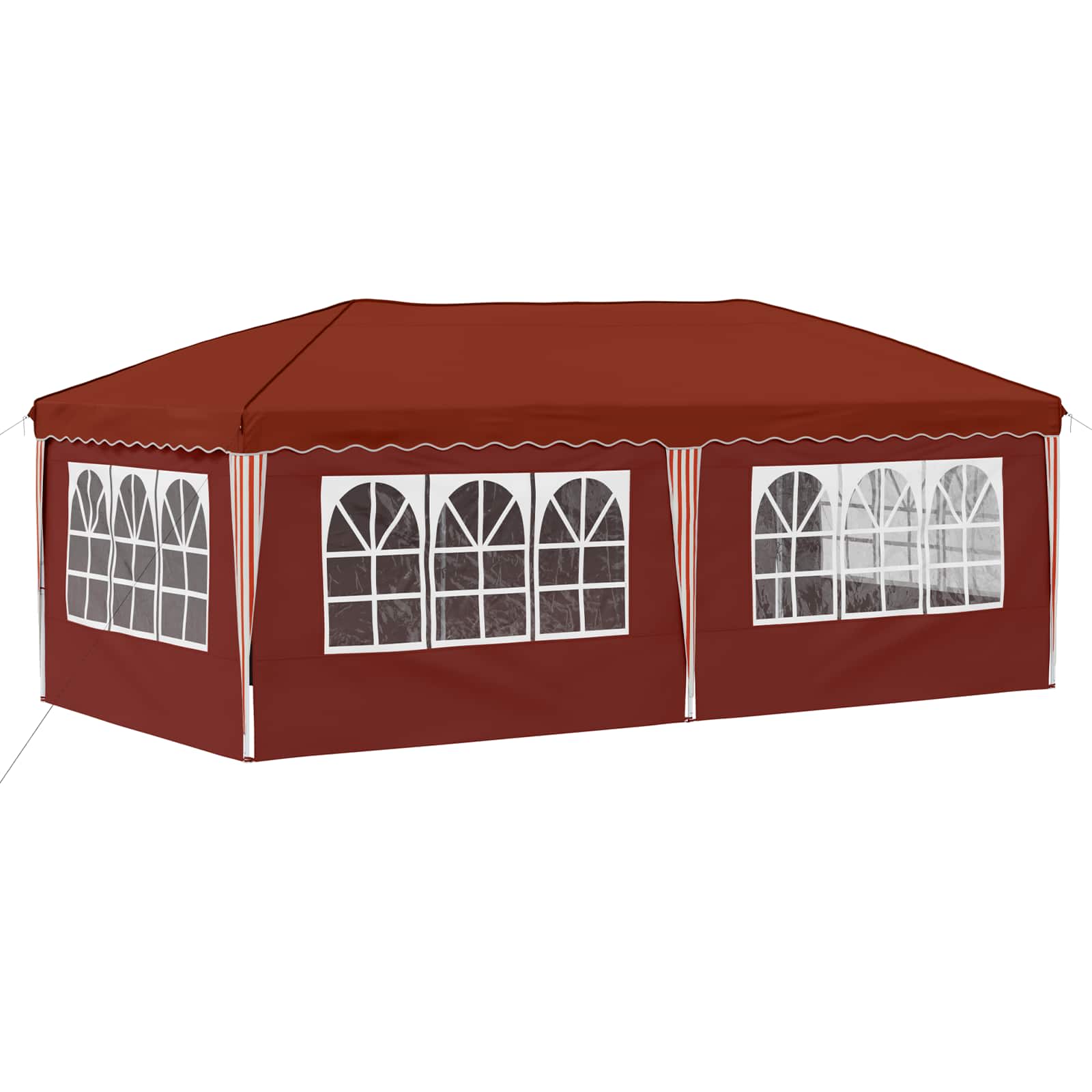 Tenda per feste a pop-up 575 x 288 x 245 cm Terracotta