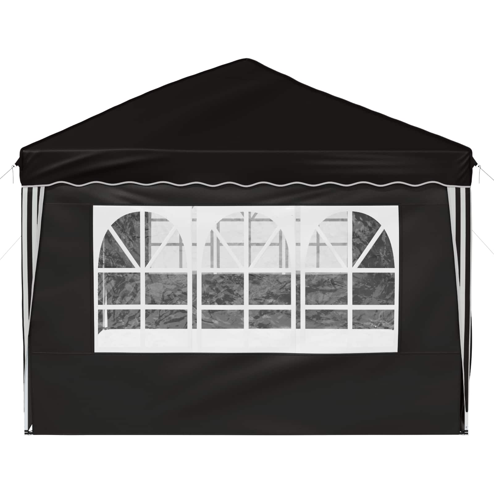 Tenda per feste a pop-up 575 x 288 x 245 cm Nero