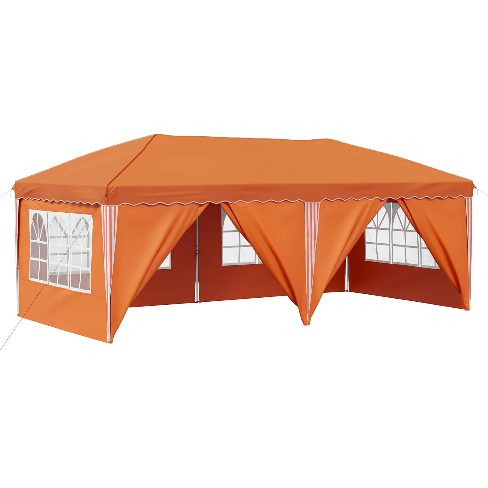 Tenda per feste a pop-up 575 x 288 x 245 cm Arancione