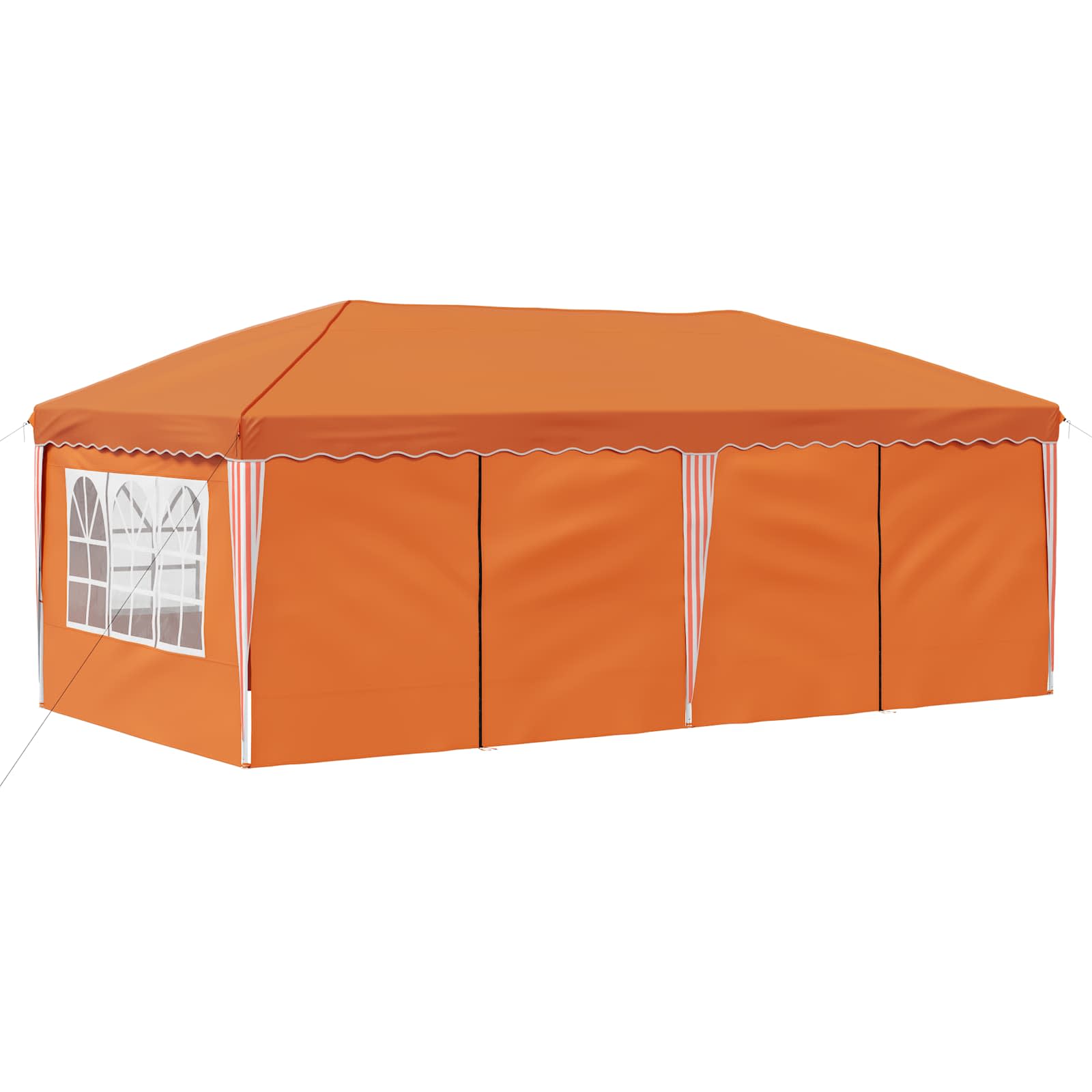 Tenda per feste a pop-up 575 x 288 x 245 cm Arancione