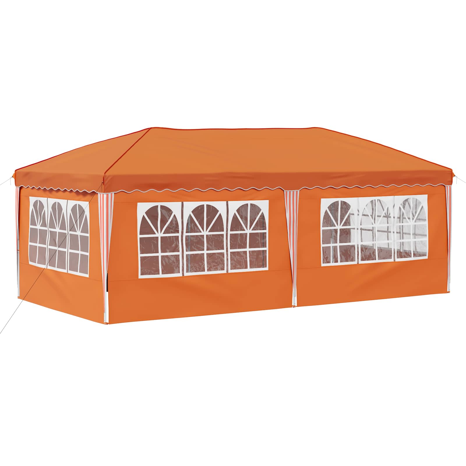 Tenda per feste a pop-up 575 x 288 x 245 cm Arancione