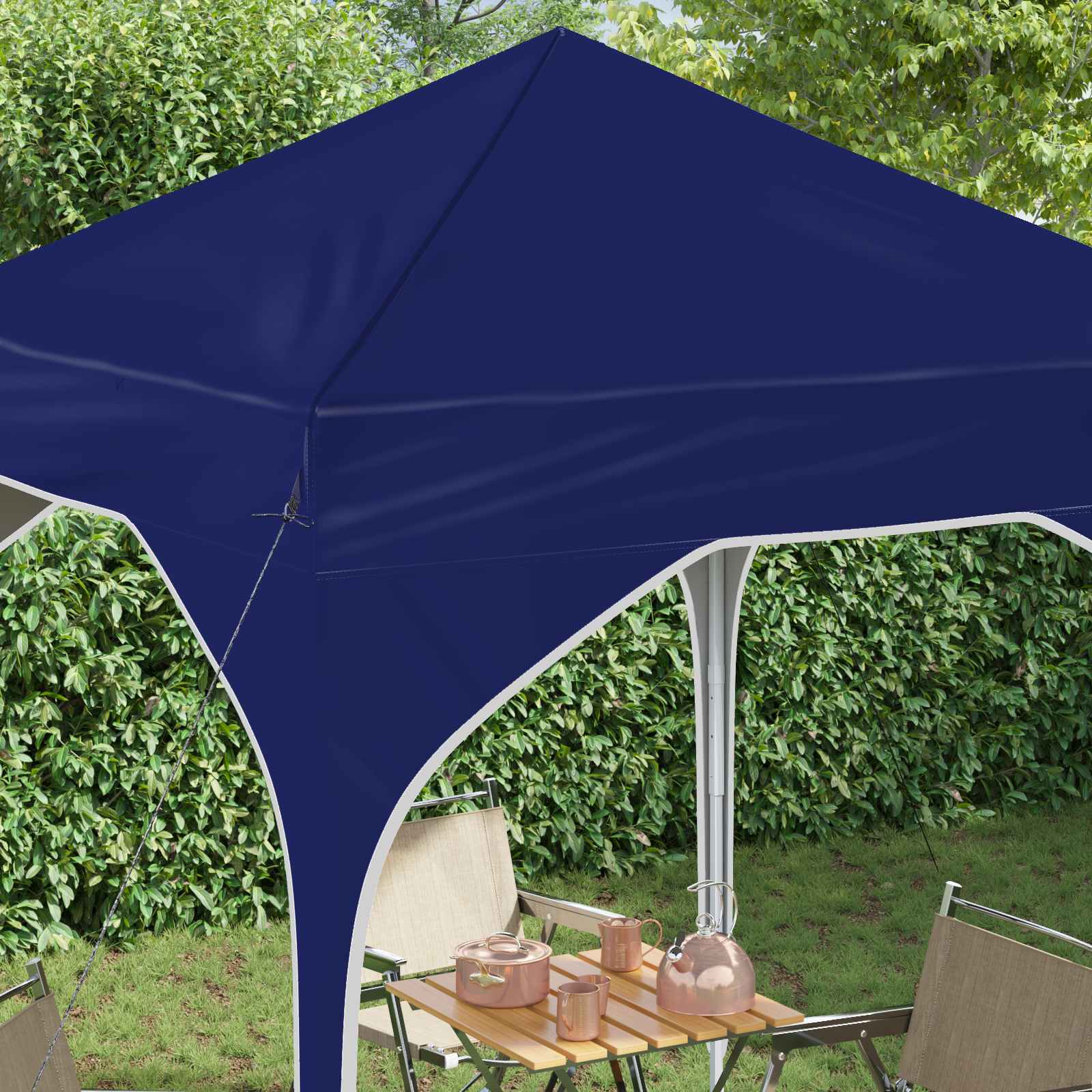 Tenda per feste a pop-up 194 x 194 x 245 cm Blu