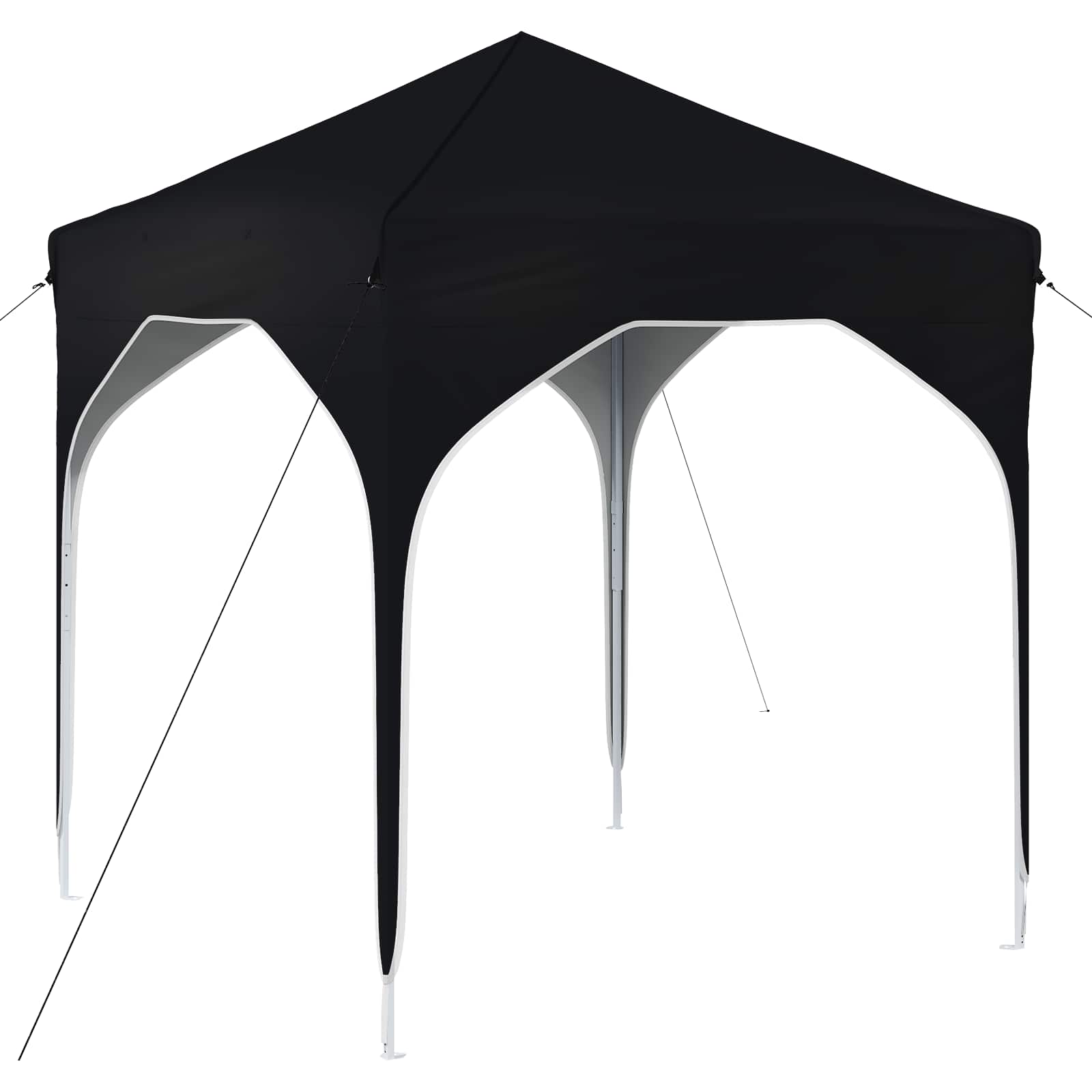 Tenda per feste a pop-up 194 x 194 x 245 cm Antracite