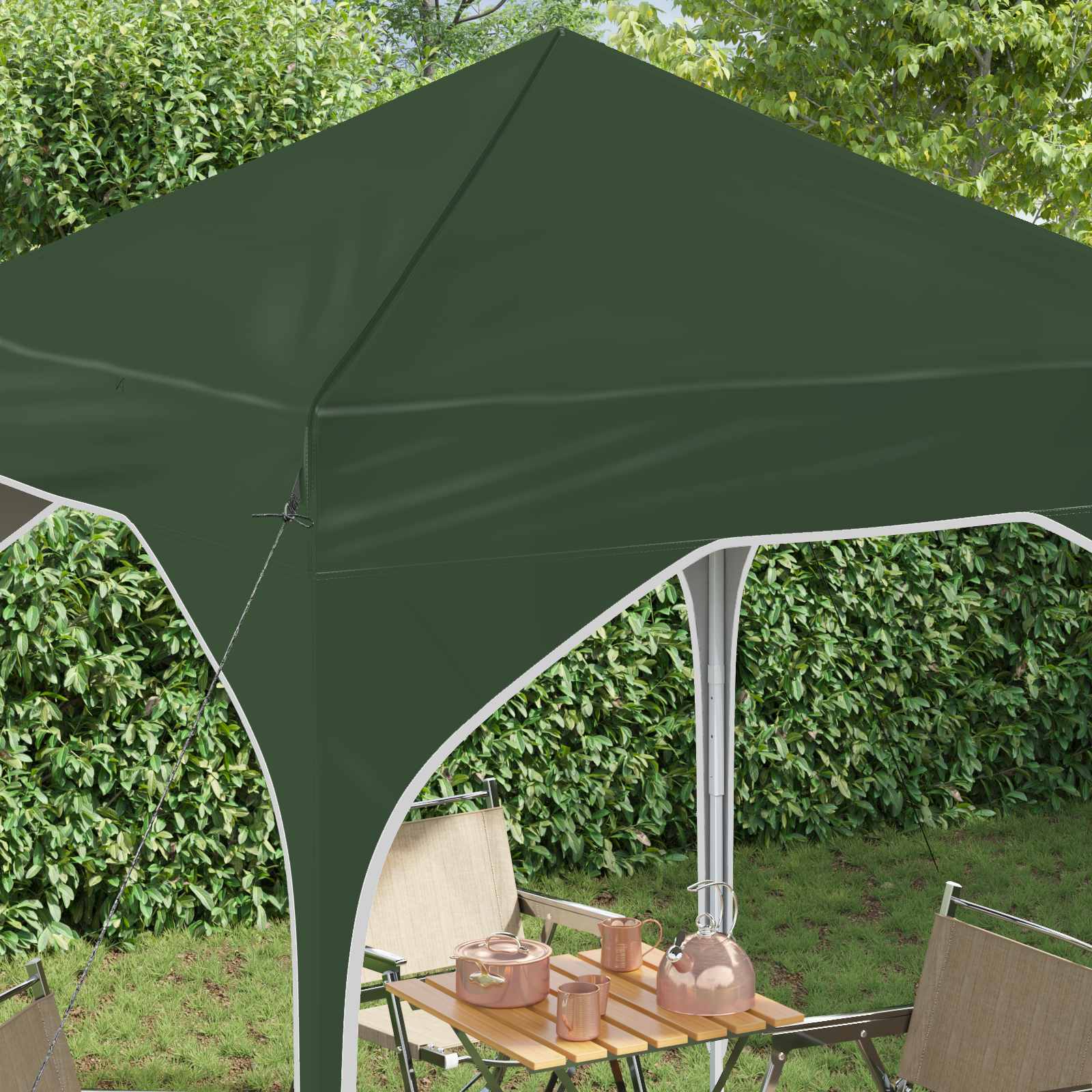 Tenda per feste a pop-up 194 x 194 x 245 cm Verde