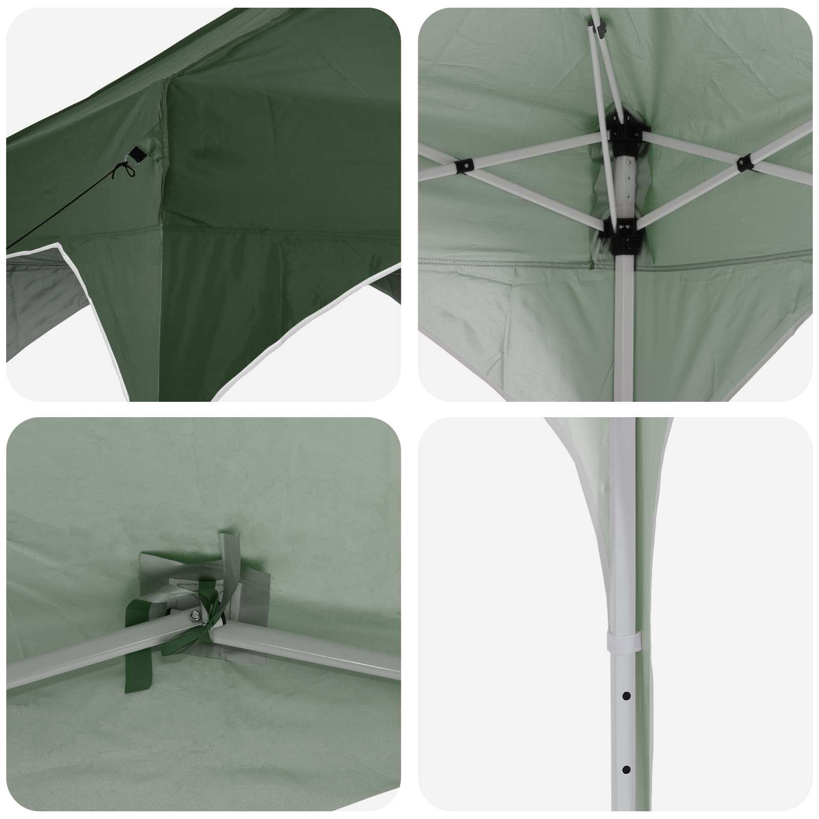 Tenda per feste a pop-up 194 x 194 x 245 cm Verde