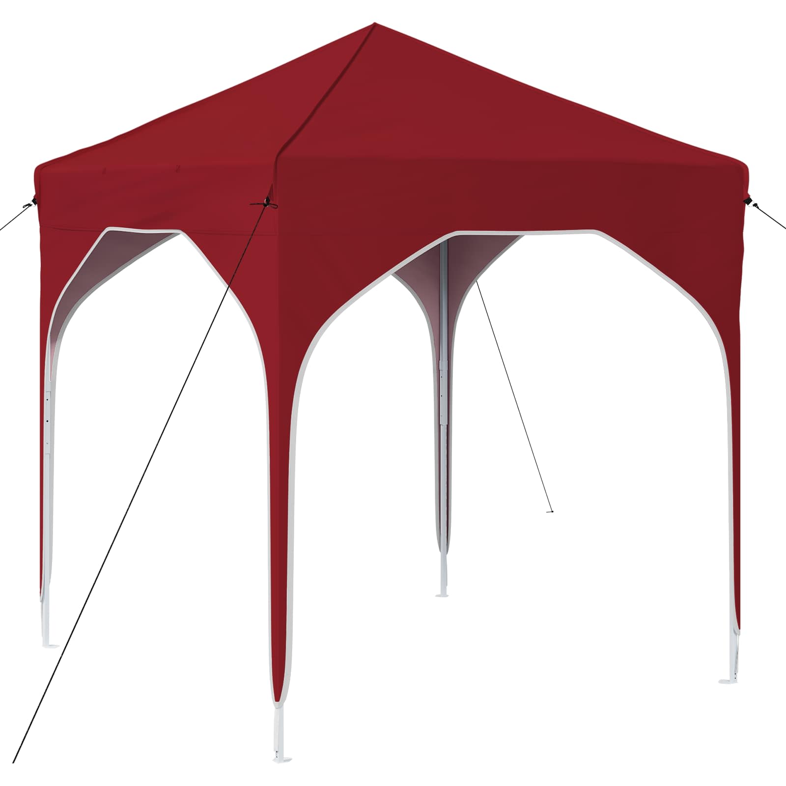 Tenda per feste a pop-up 194 x 194 x 245 cm Borgogna