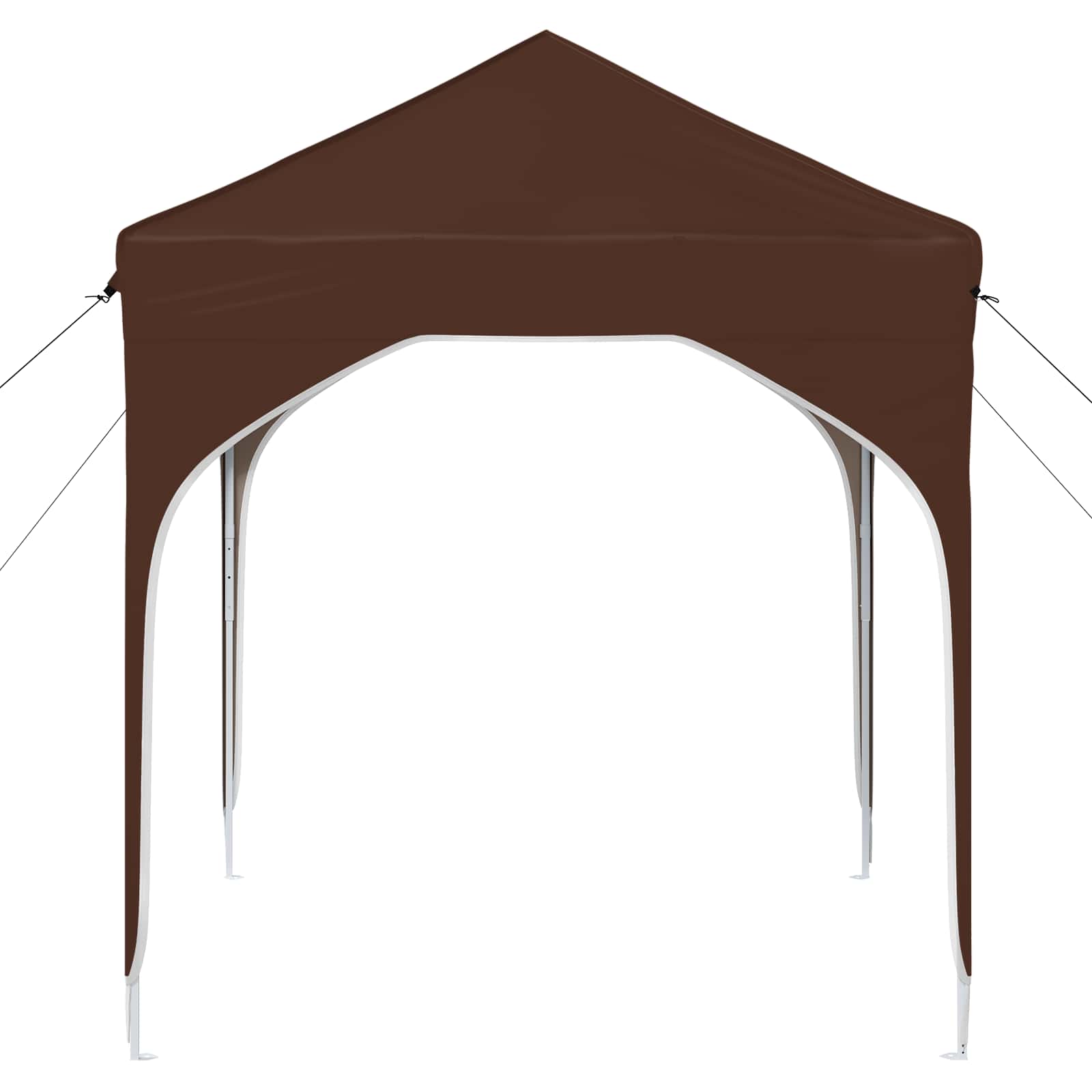 Tenda per feste a pop-up 194 x 194 x 245 cm Marrone