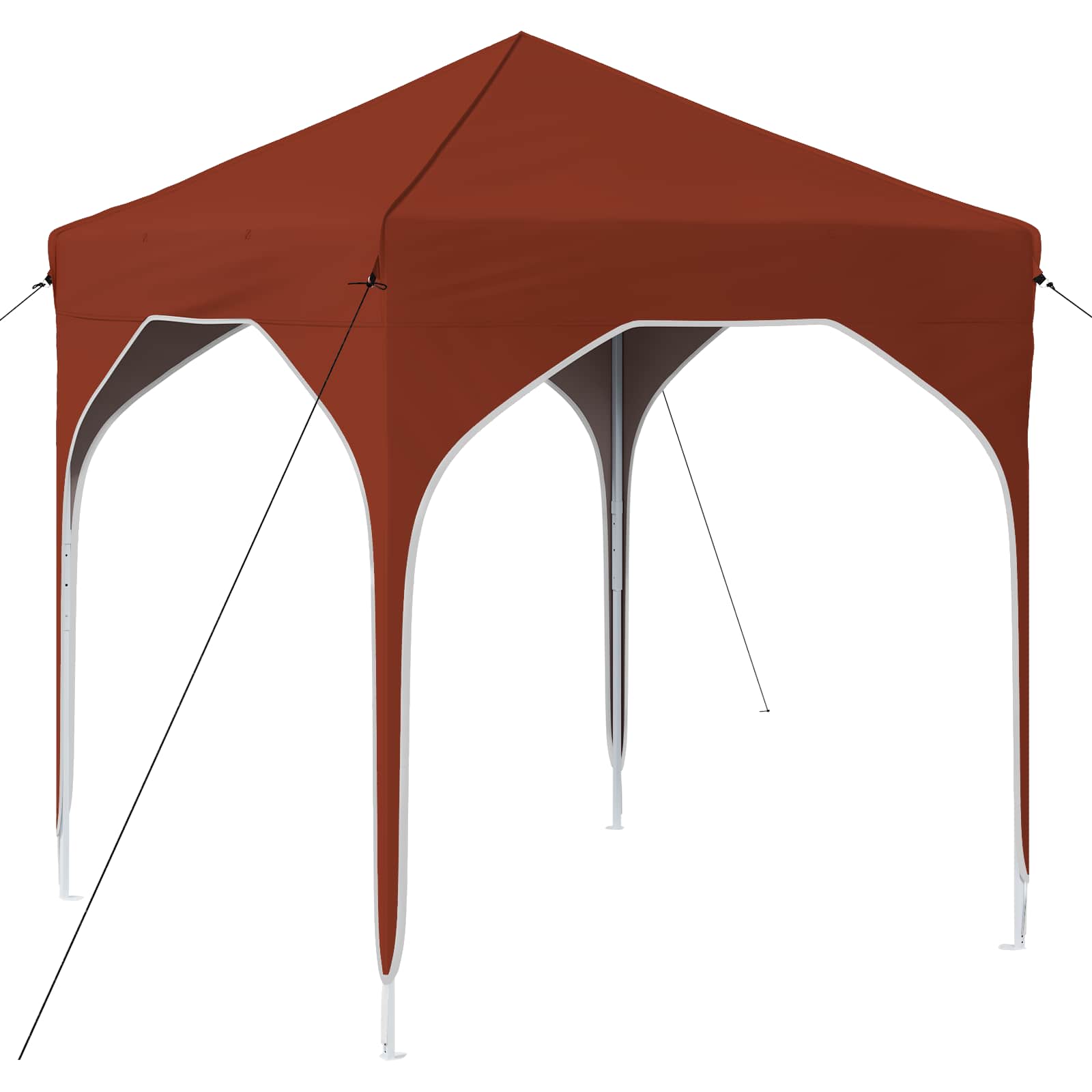 Tenda per feste a pop-up 194 x 194 x 245 cm Terracotta