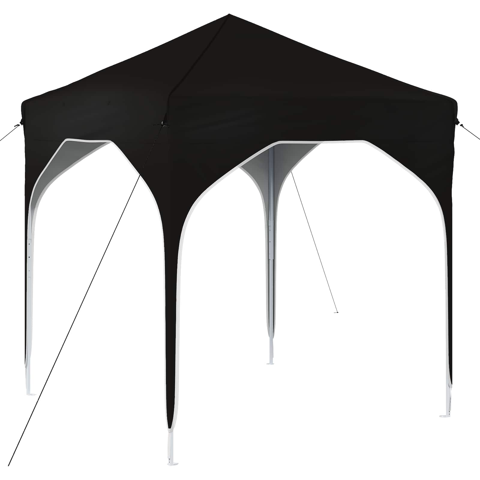 Tenda per feste a pop-up 194 x 194 x 245 cm Nero