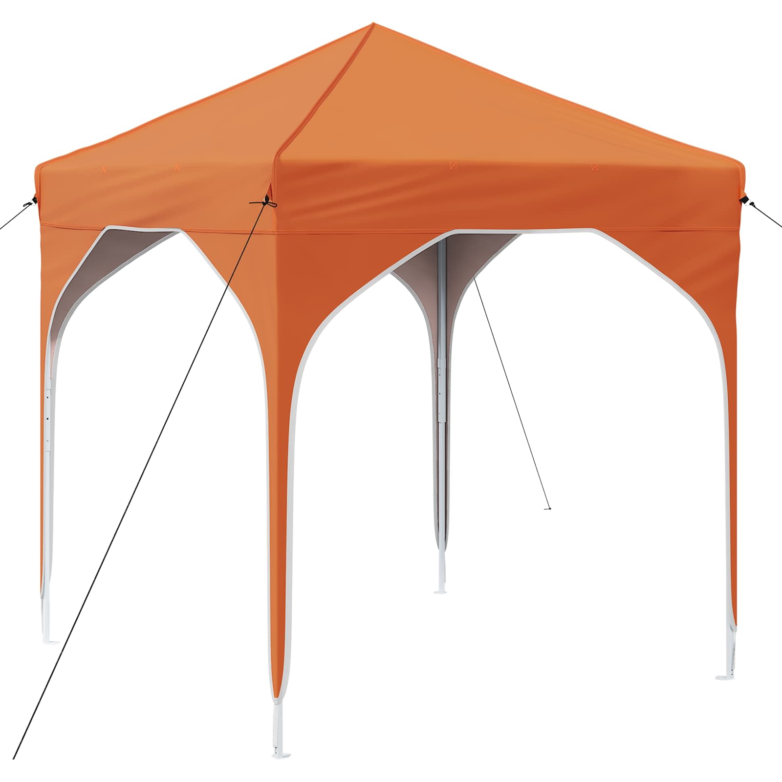 Tenda per feste a pop-up 194 x 194 x 245 cm Arancione