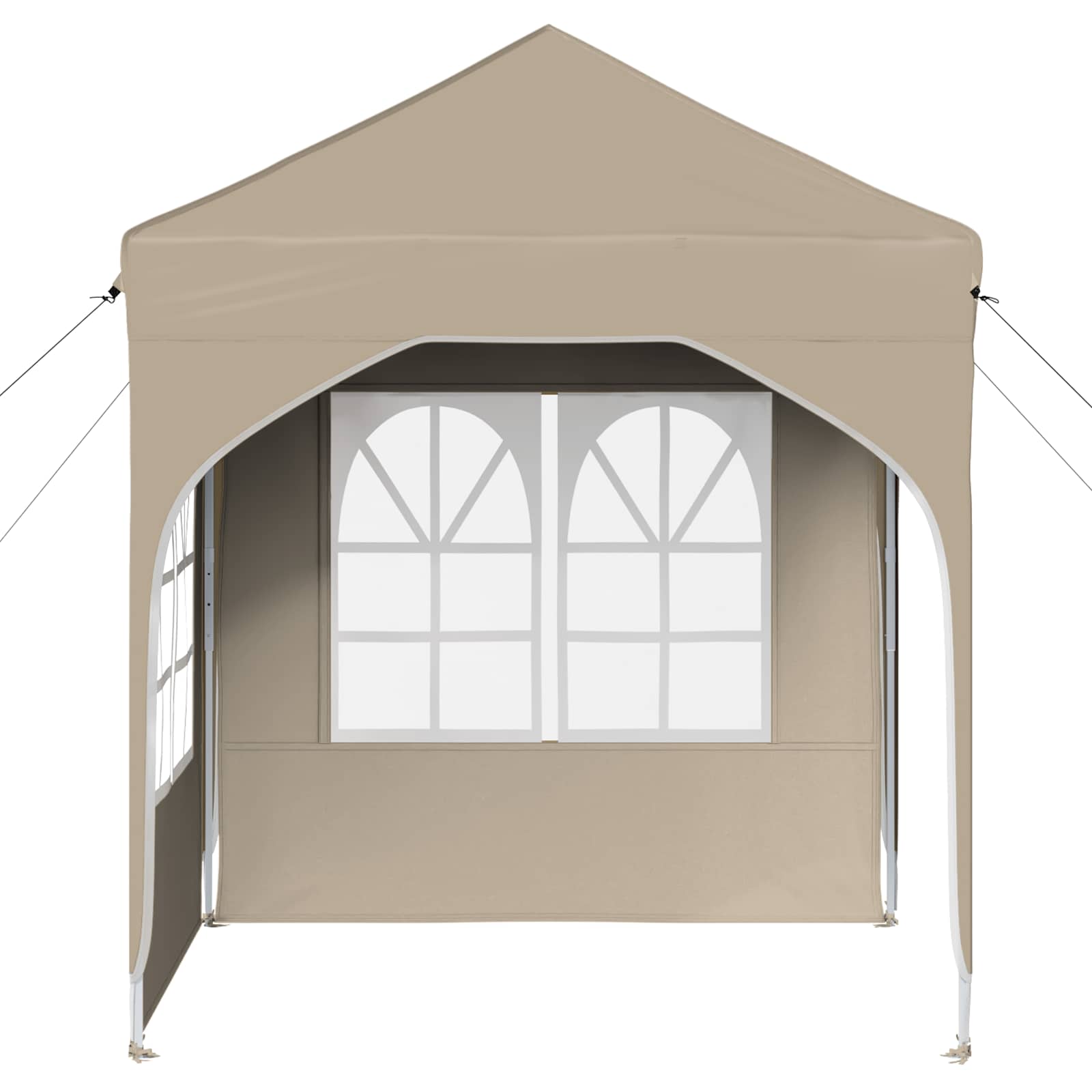 Tenda per feste a pop-up 192 x 192 x 245 cm Crema