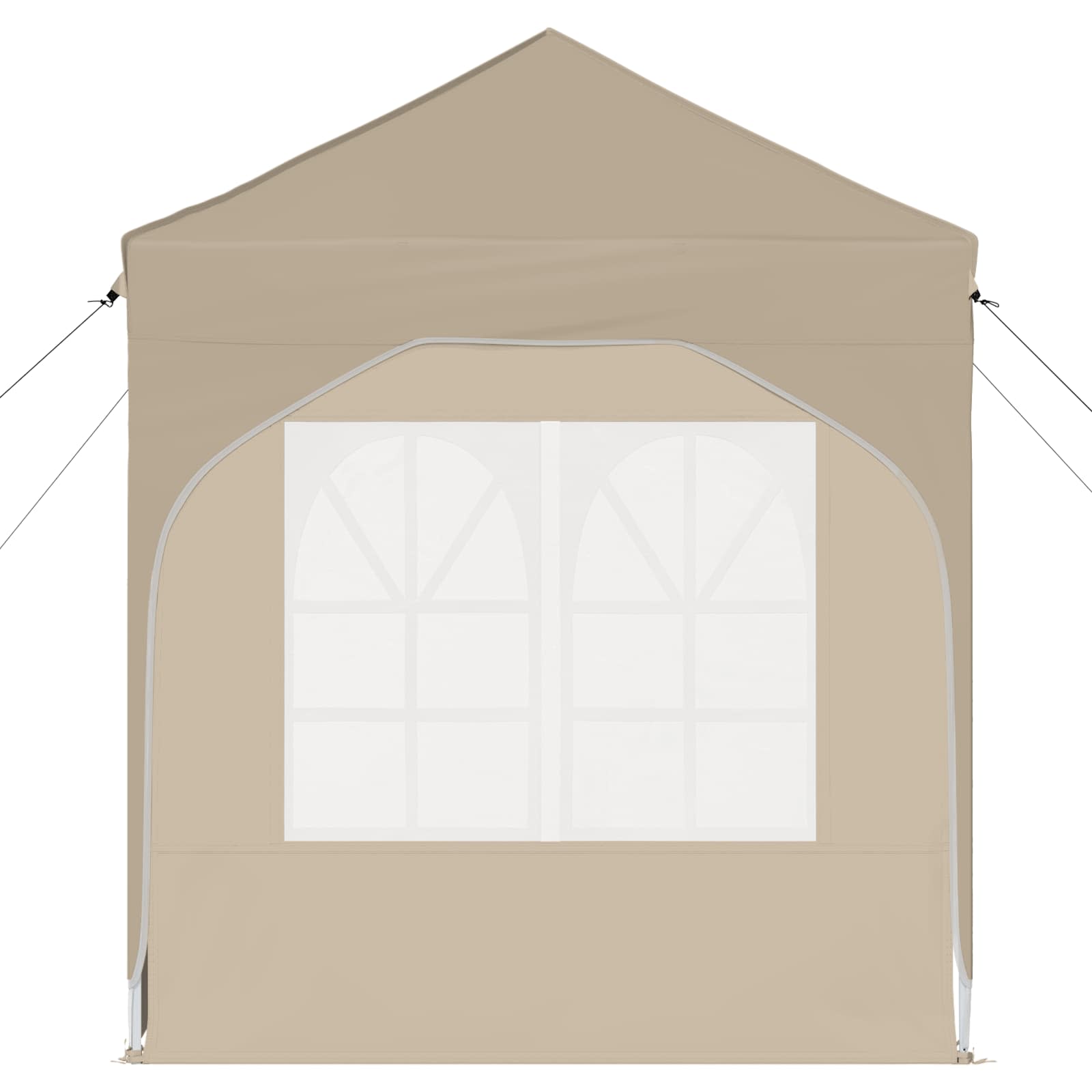 Tenda per feste a pop-up 192 x 192 x 245 cm Crema