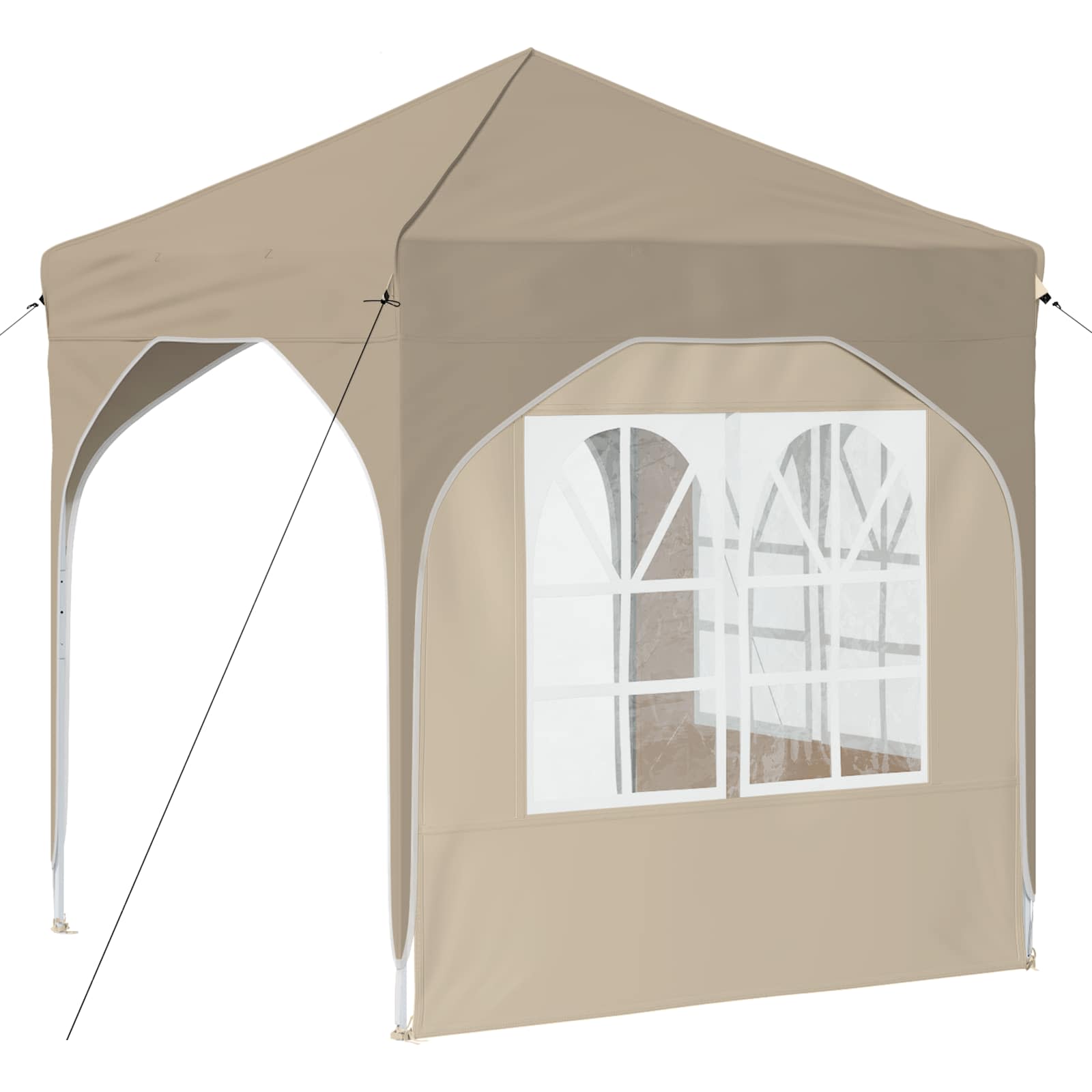 Tenda per feste a pop-up 192 x 192 x 245 cm Crema