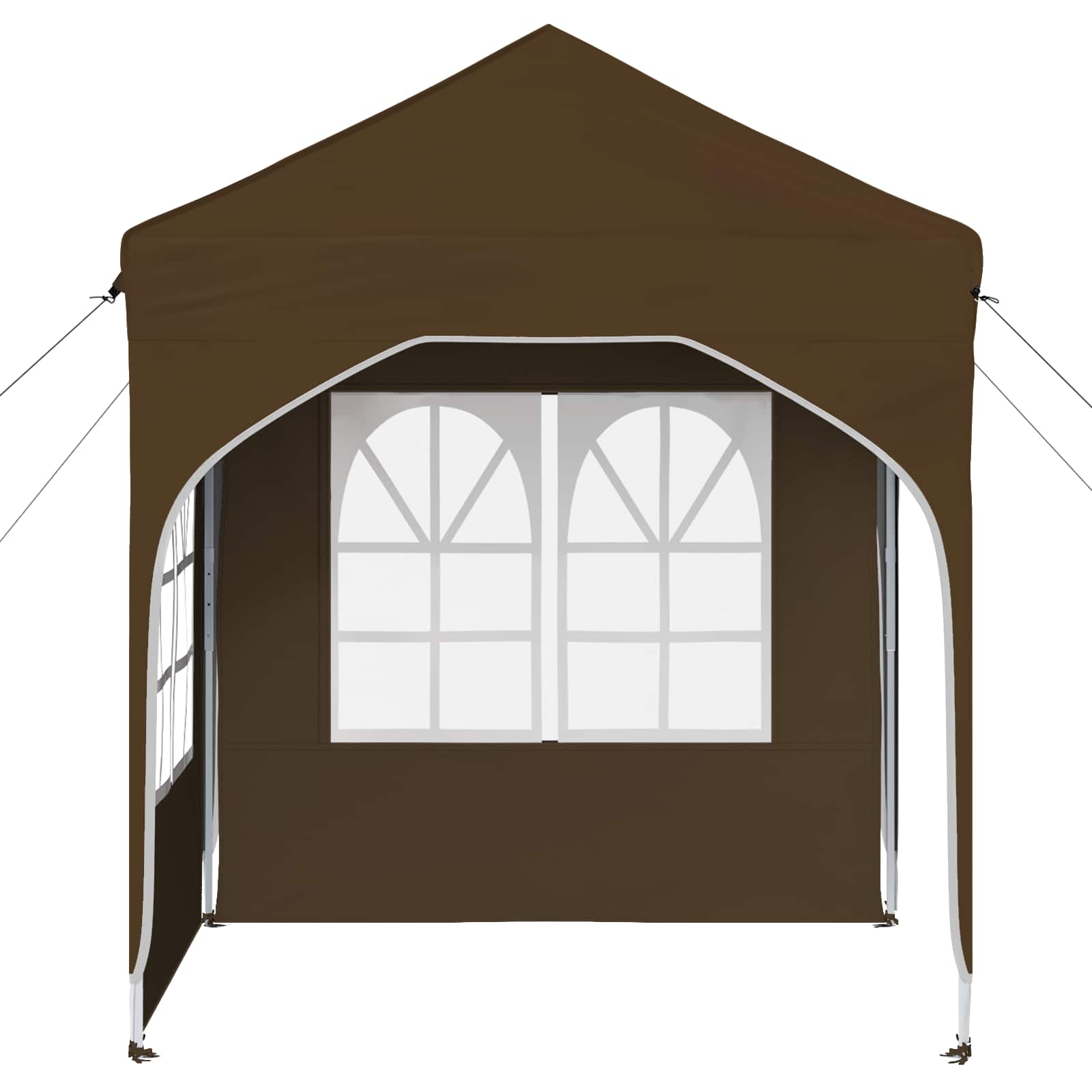 Tenda per feste a pop-up 192 x 192 x 245 cm Tortora