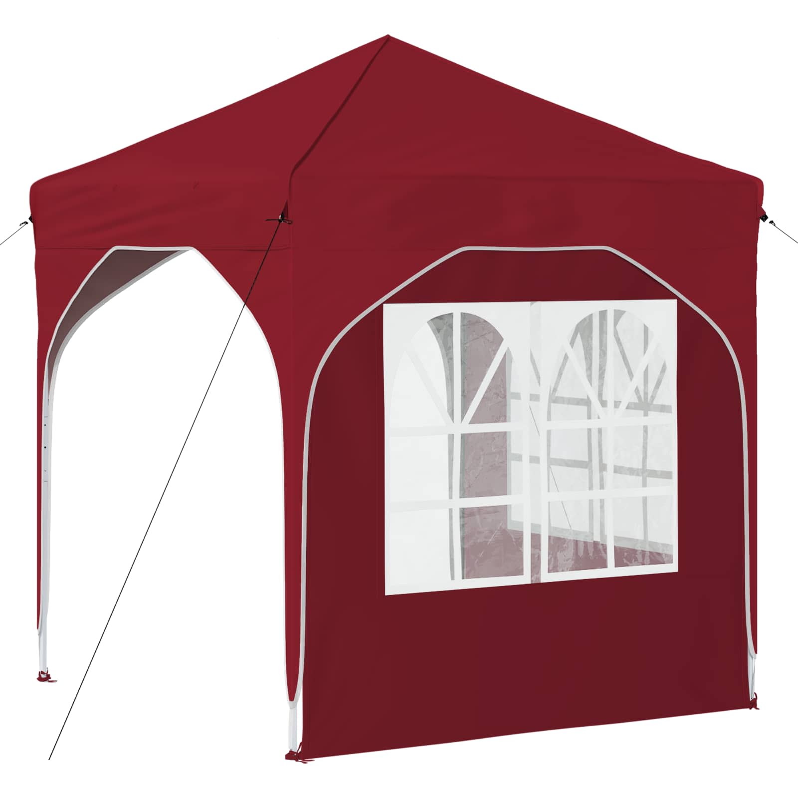 Tenda per feste a pop-up 192 x 192 x 245 cm Borgogna