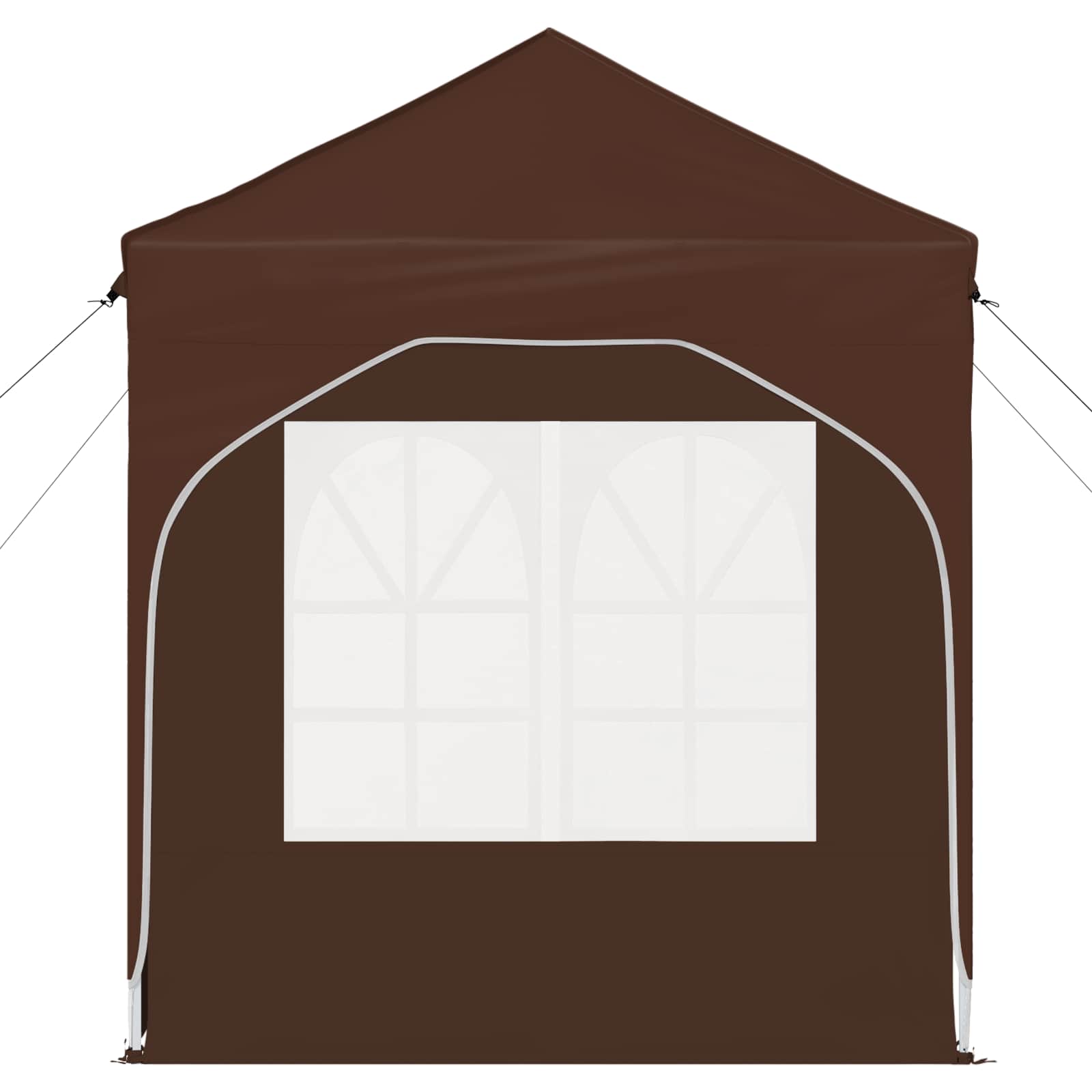 Tenda per feste a pop-up 192 x 192 x 245 cm Marrone