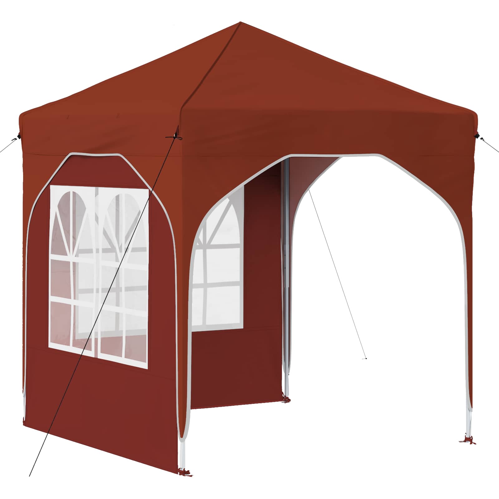 Tenda per feste a pop-up 192 x 192 x 245 cm Terracotta