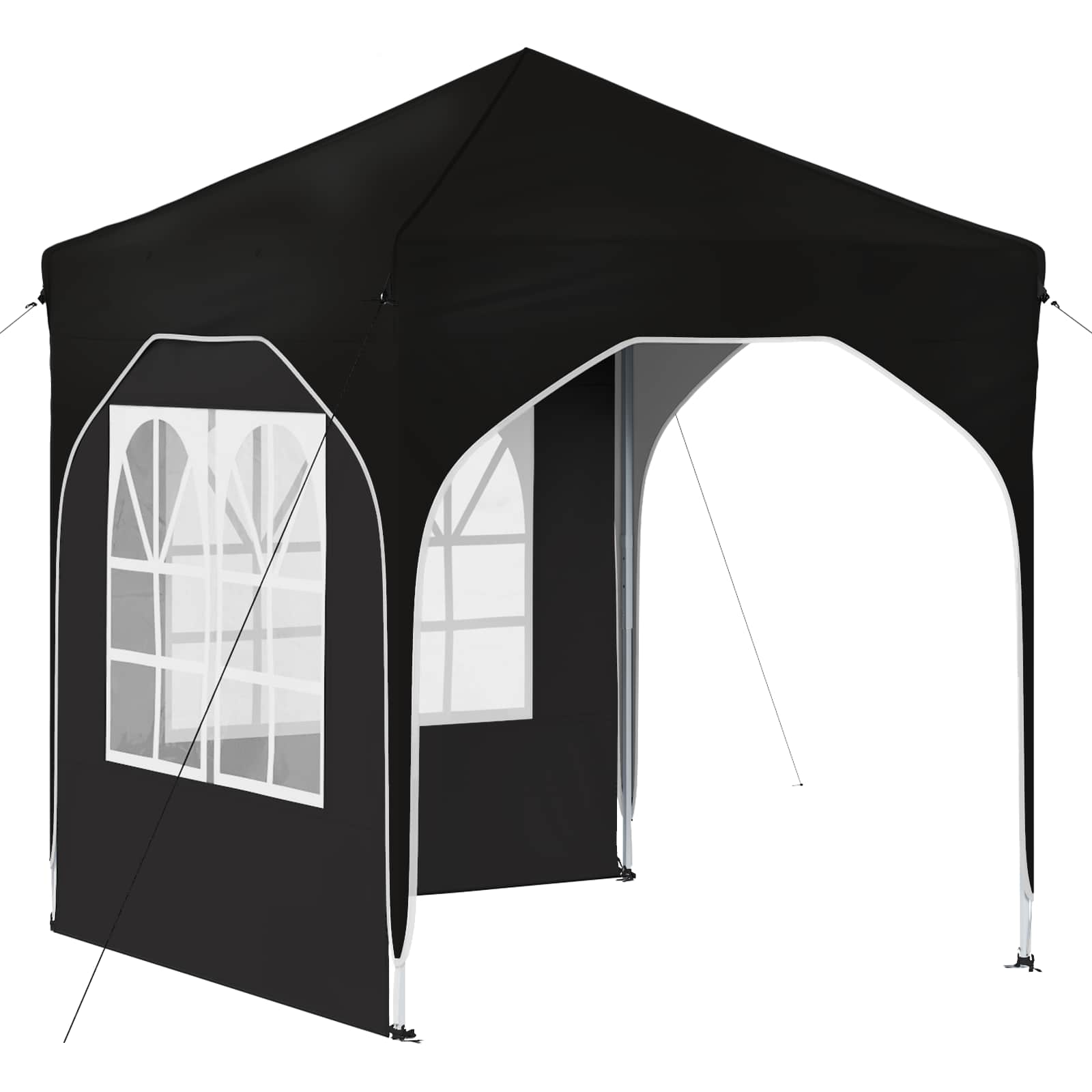 Tenda per feste a pop-up 192 x 192 x 245 cm Nero