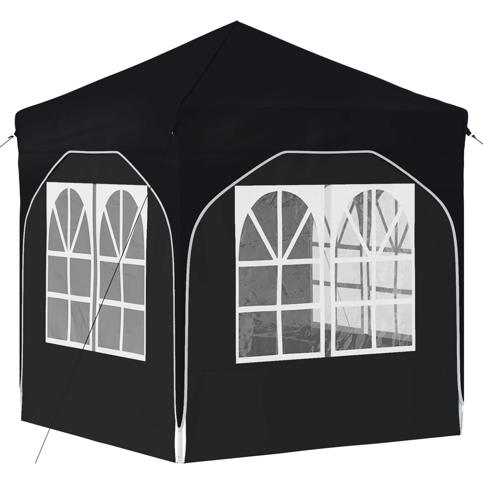 Tenda per feste a pop-up 192 x 192 x 245 cm Antracite