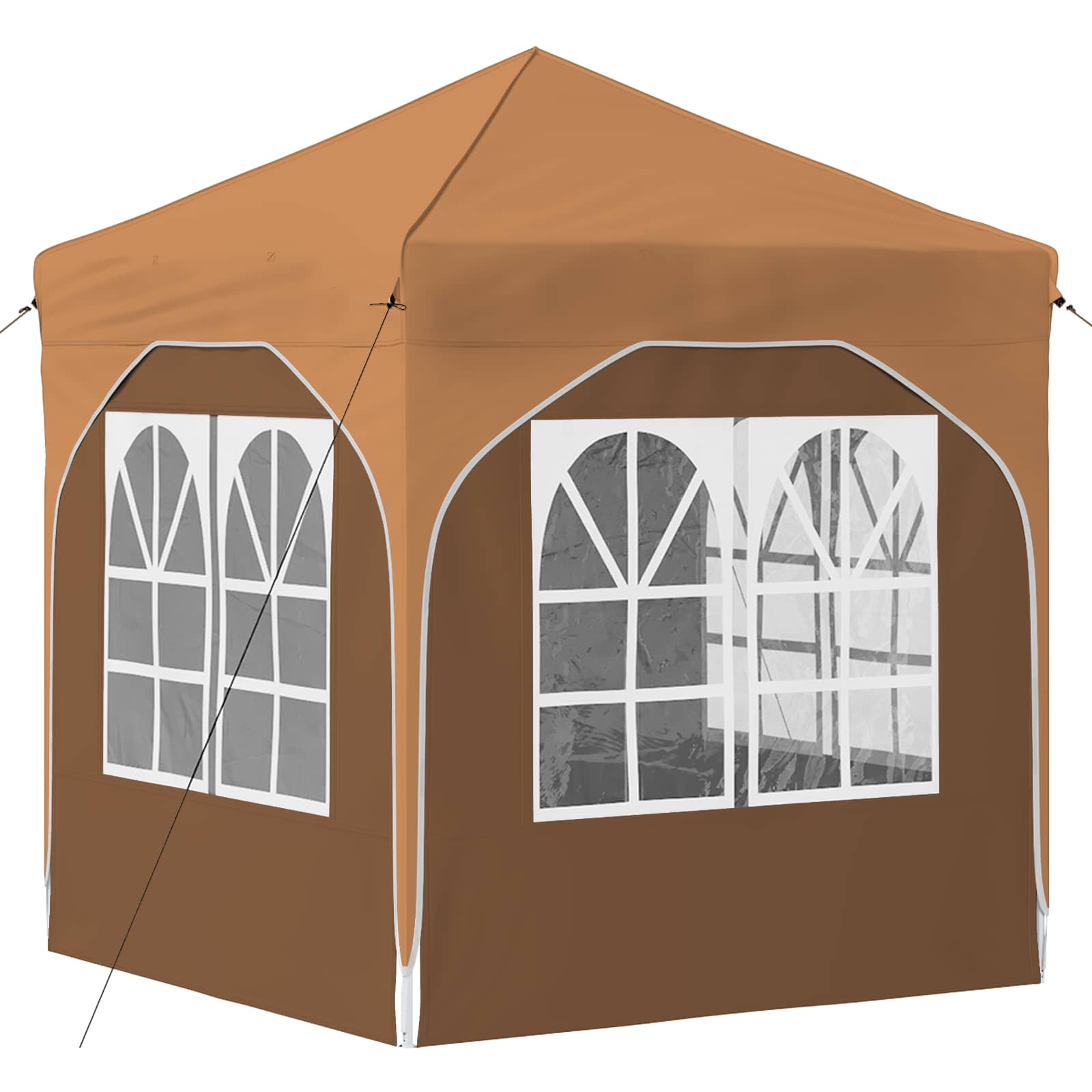 Tenda per feste a pop-up 192 x 192 x 245 cm Beige