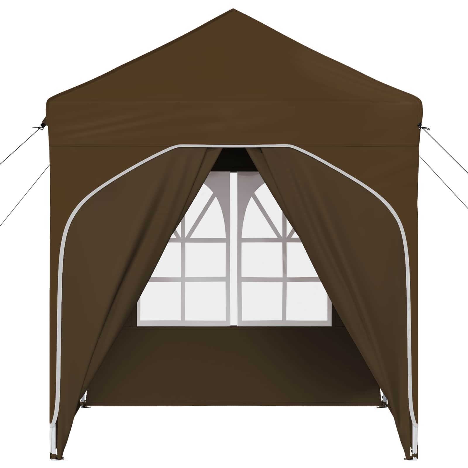 Tenda per feste a pop-up 192 x 192 x 245 cm Tortora