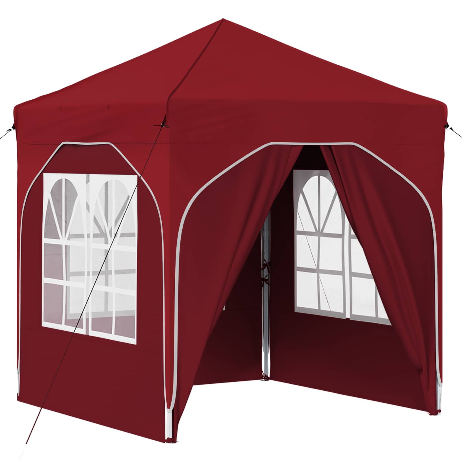 Tenda per feste a pop-up 192 x 192 x 245 cm Borgogna