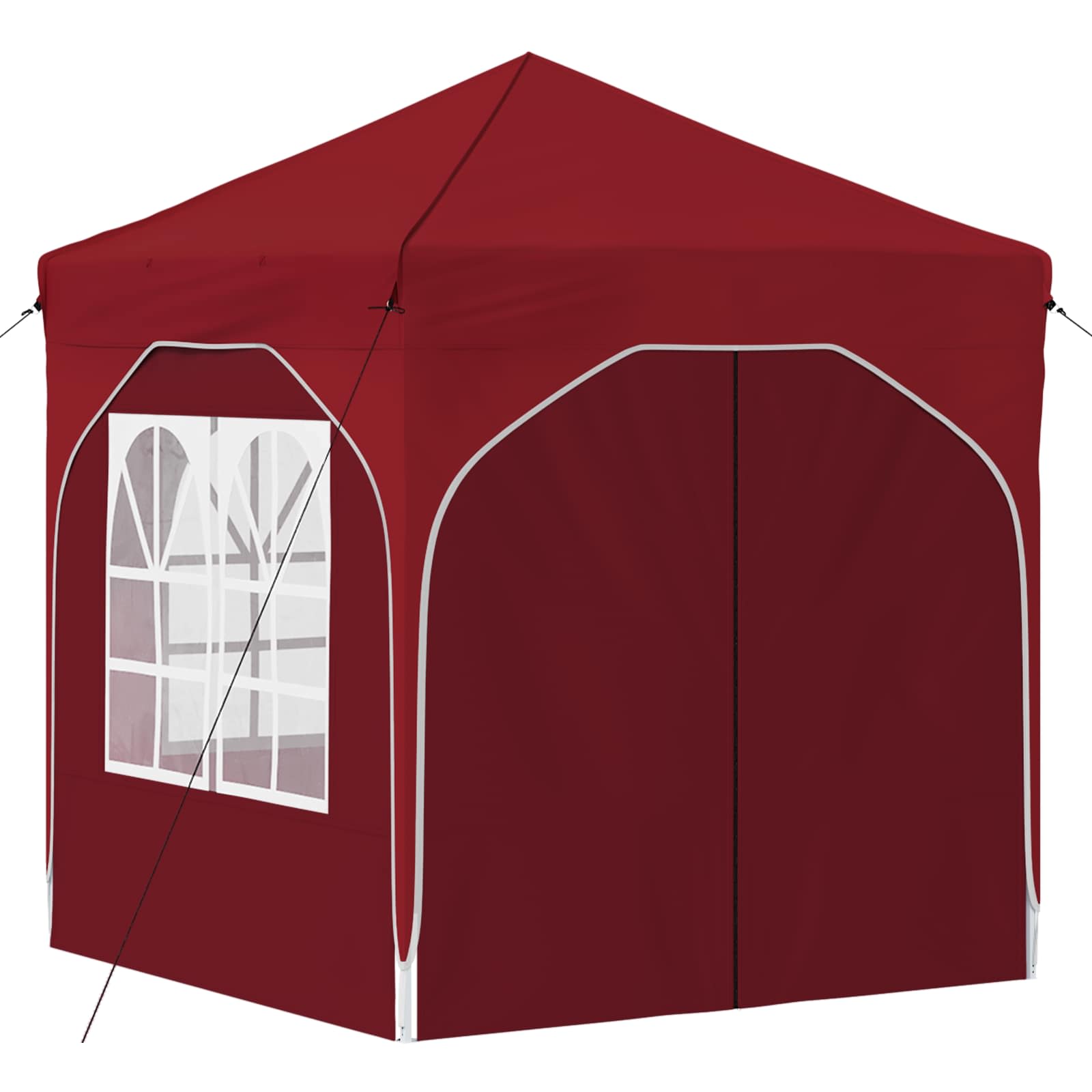 Tenda per feste a pop-up 192 x 192 x 245 cm Borgogna
