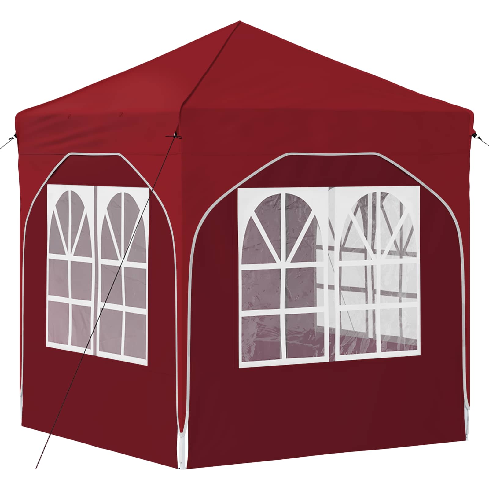 Tenda per feste a pop-up 192 x 192 x 245 cm Borgogna