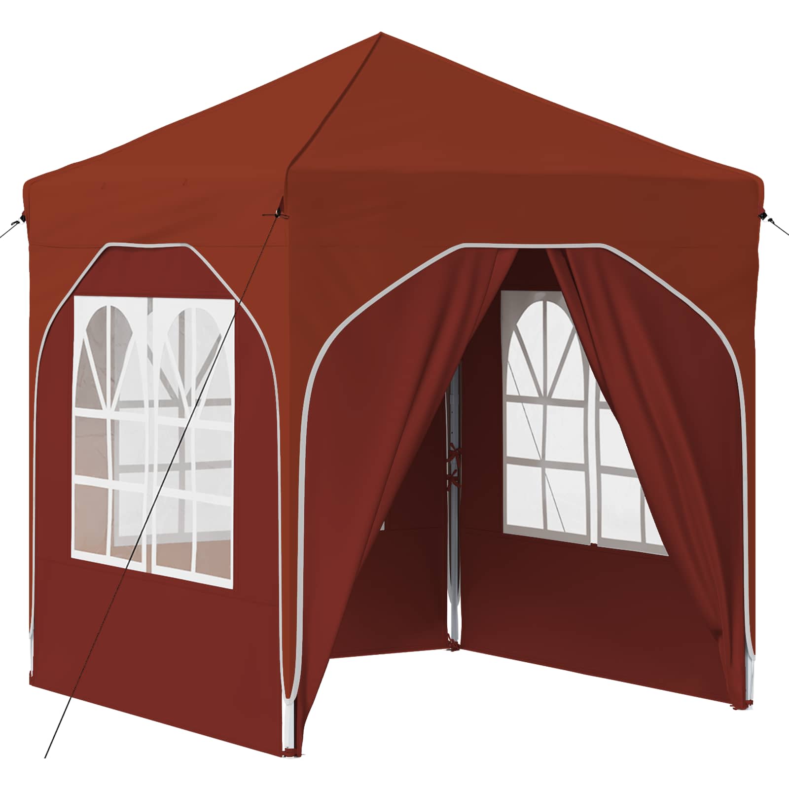 Tenda per feste a pop-up 192 x 192 x 245 cm Terracotta
