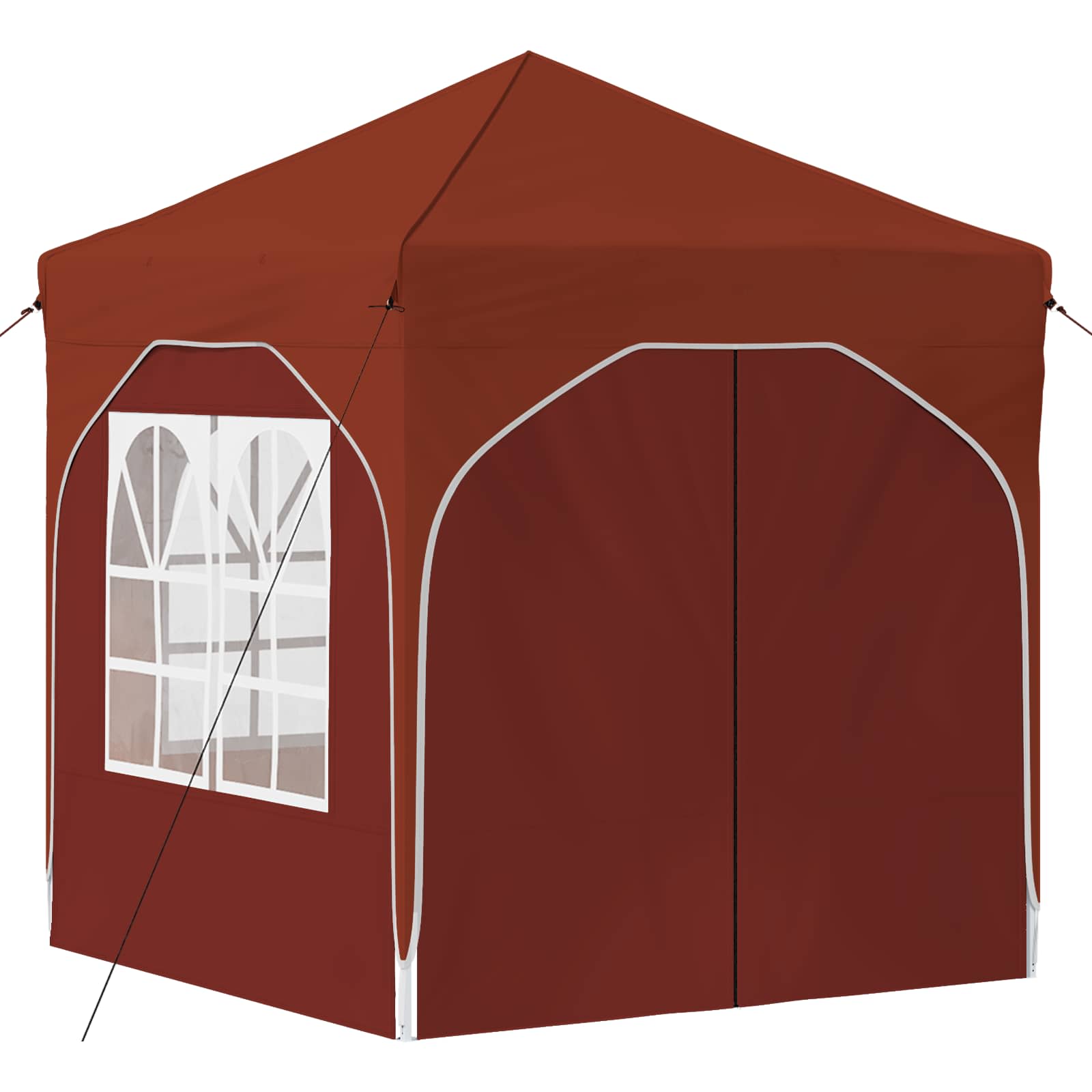 Tenda per feste a pop-up 192 x 192 x 245 cm Terracotta