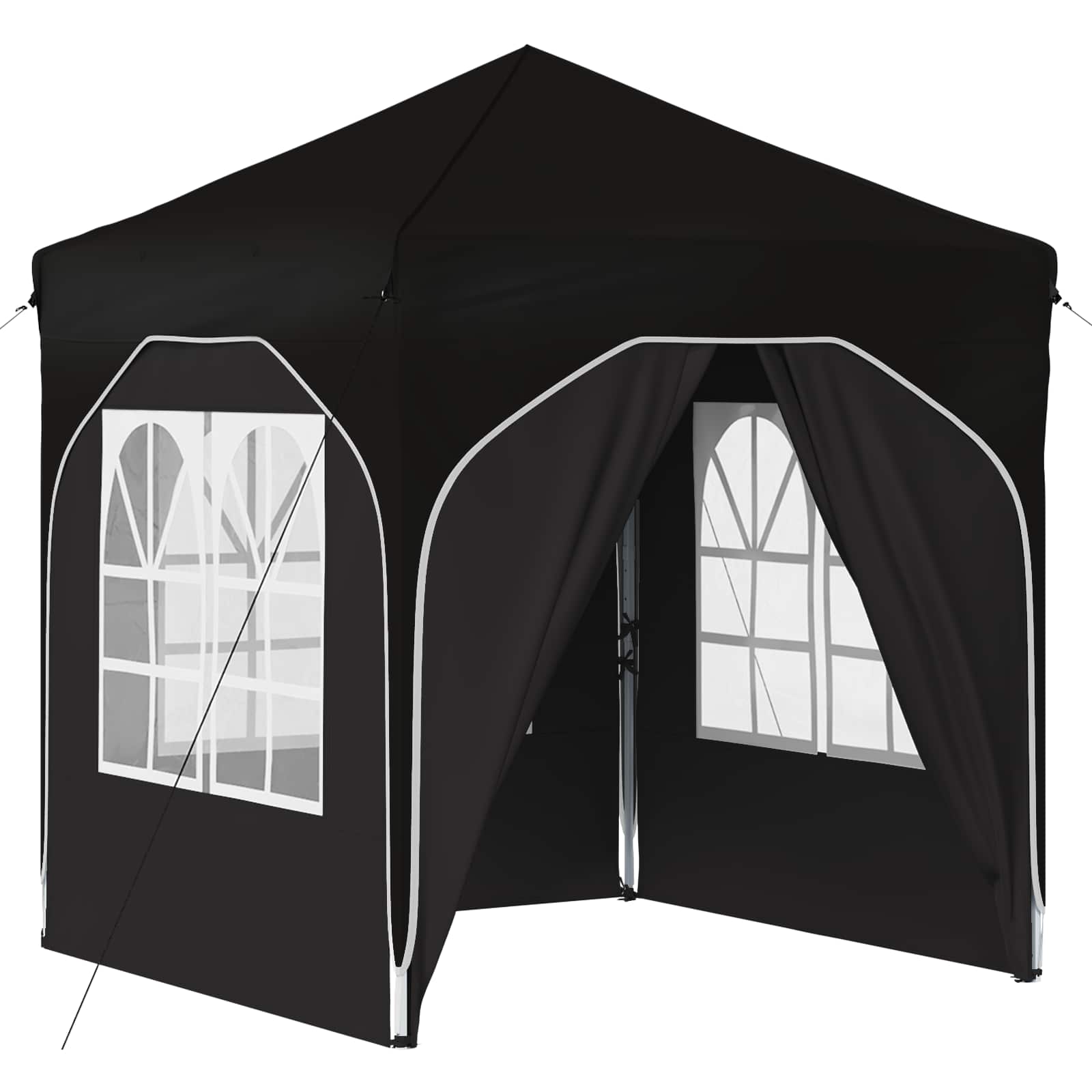 Tenda per feste a pop-up 192 x 192 x 245 cm Nero