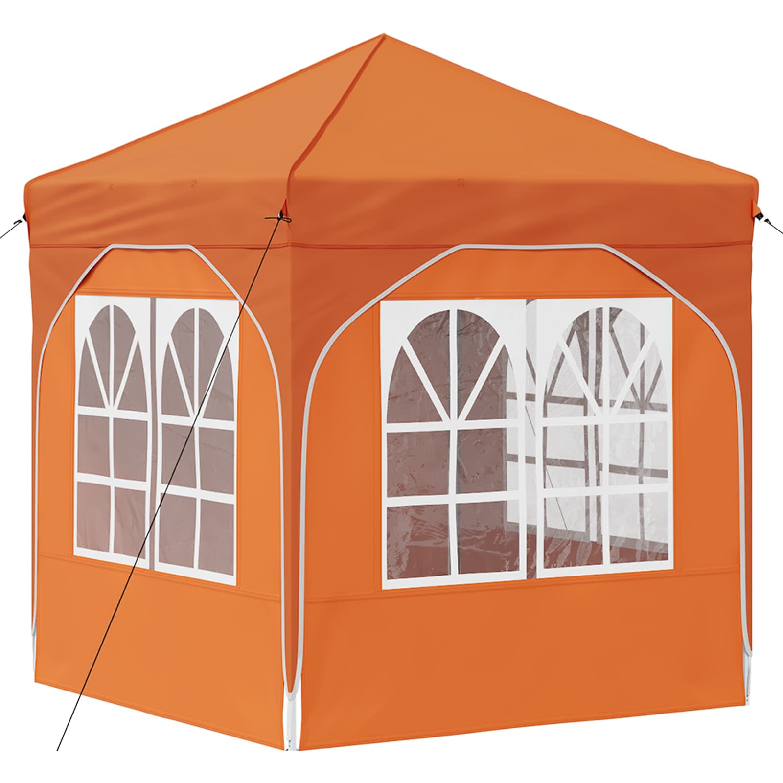 Tenda per feste a pop-up 192 x 192 x 245 cm Arancione