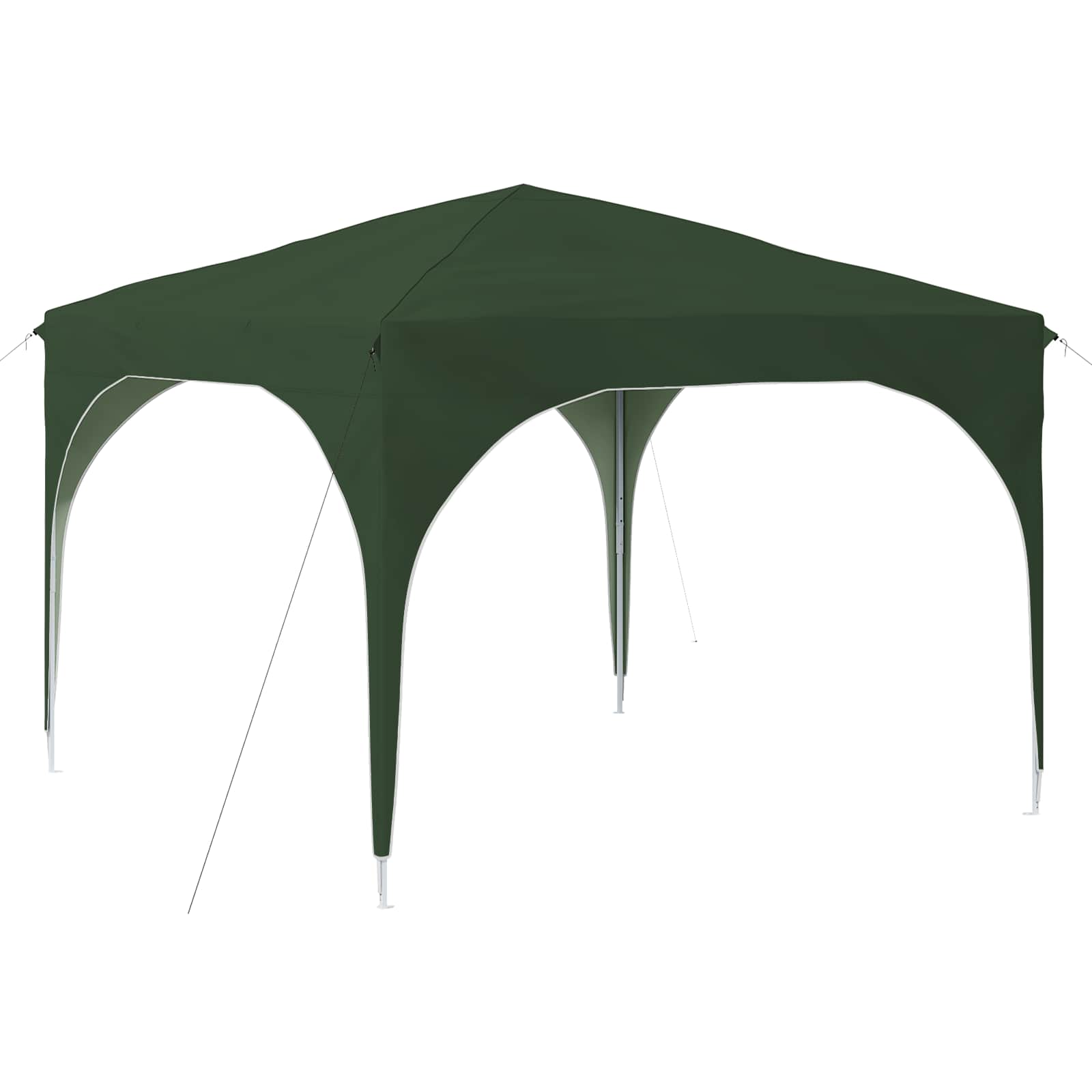 Tenda per feste a pop-up 290 x 290 x 245 cm Verde