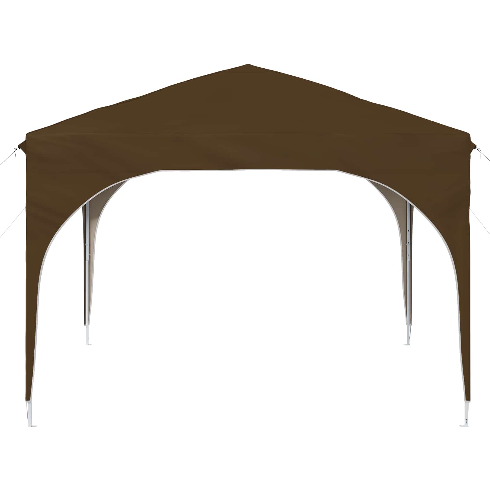 Tenda per feste a pop-up 290 x 290 x 245 cm Tortora
