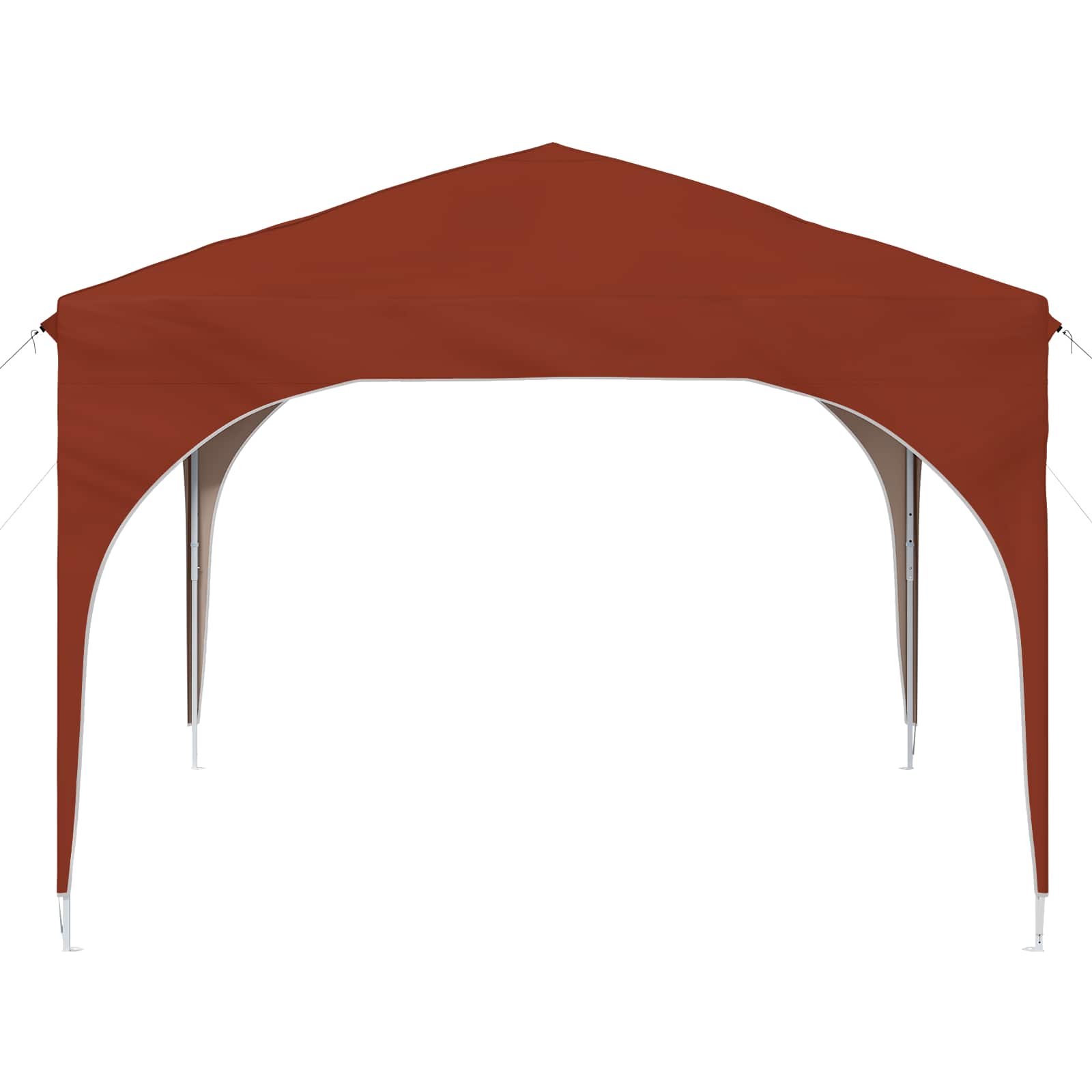 Tenda per feste a pop-up 290 x 290 x 245 cm Terracotta