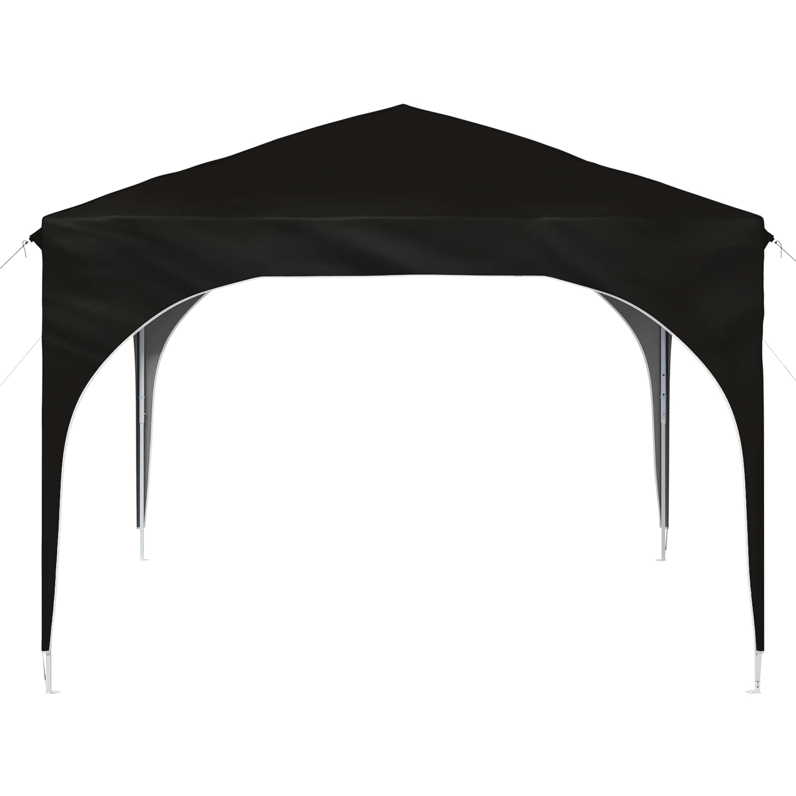 Tenda per feste a pop-up 290 x 290 x 245 cm Nero
