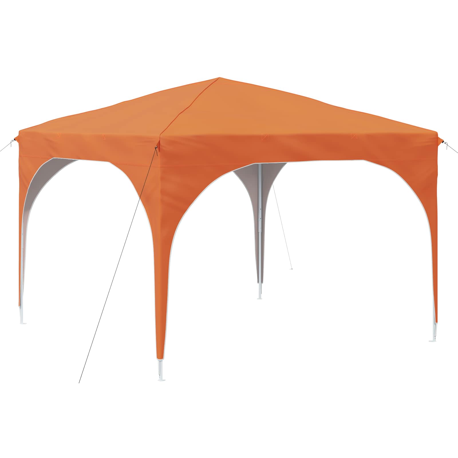 Tenda per feste a pop-up 290 x 290 x 245 cm Arancione